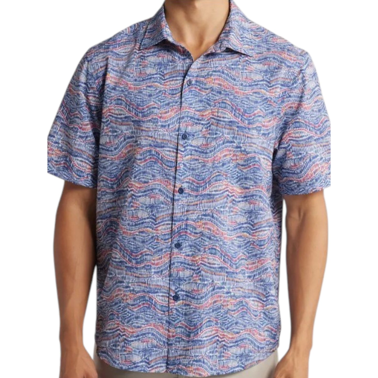 Men's Printed Dress Shirt,Multi