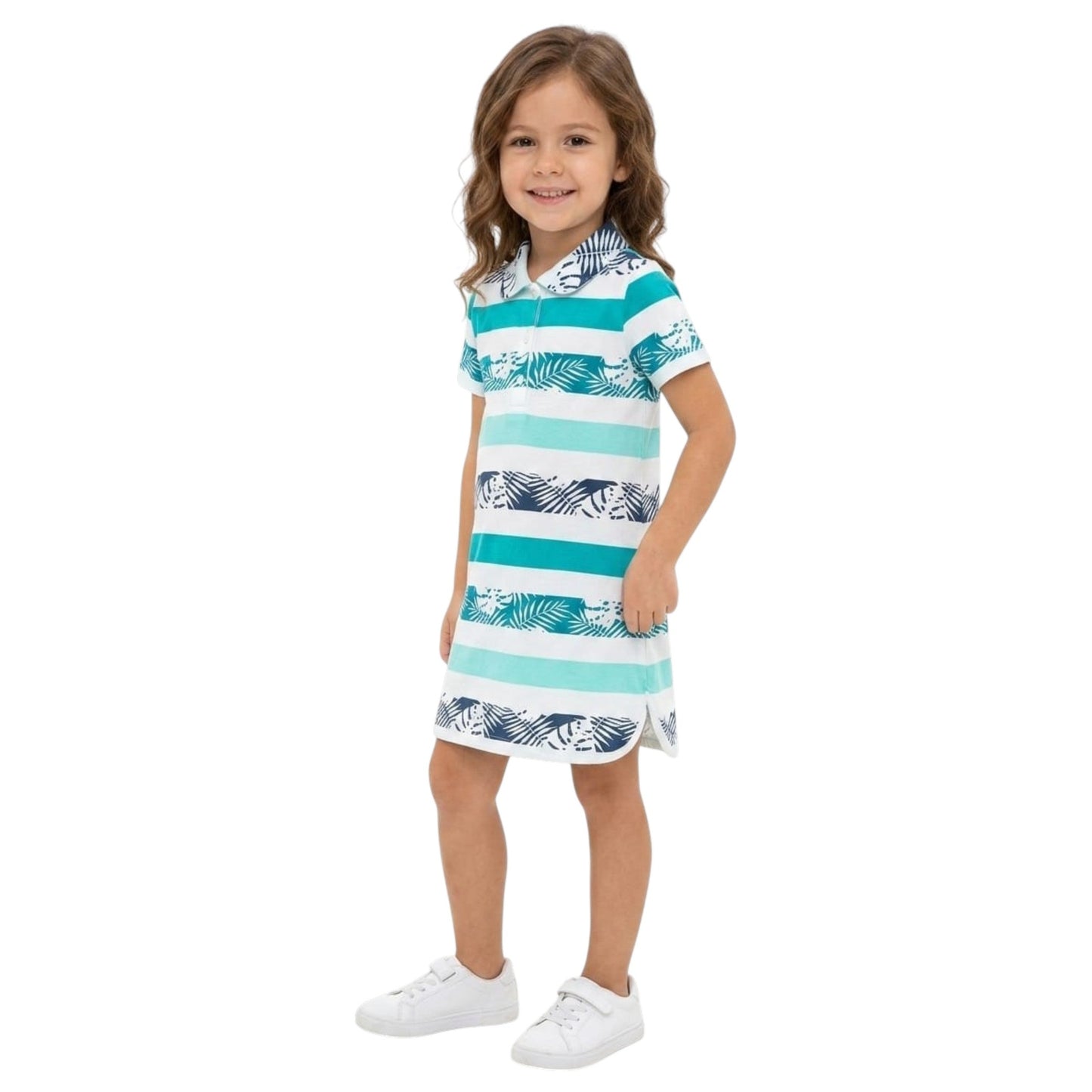 Kids Girl's Printed Dress,Multi
