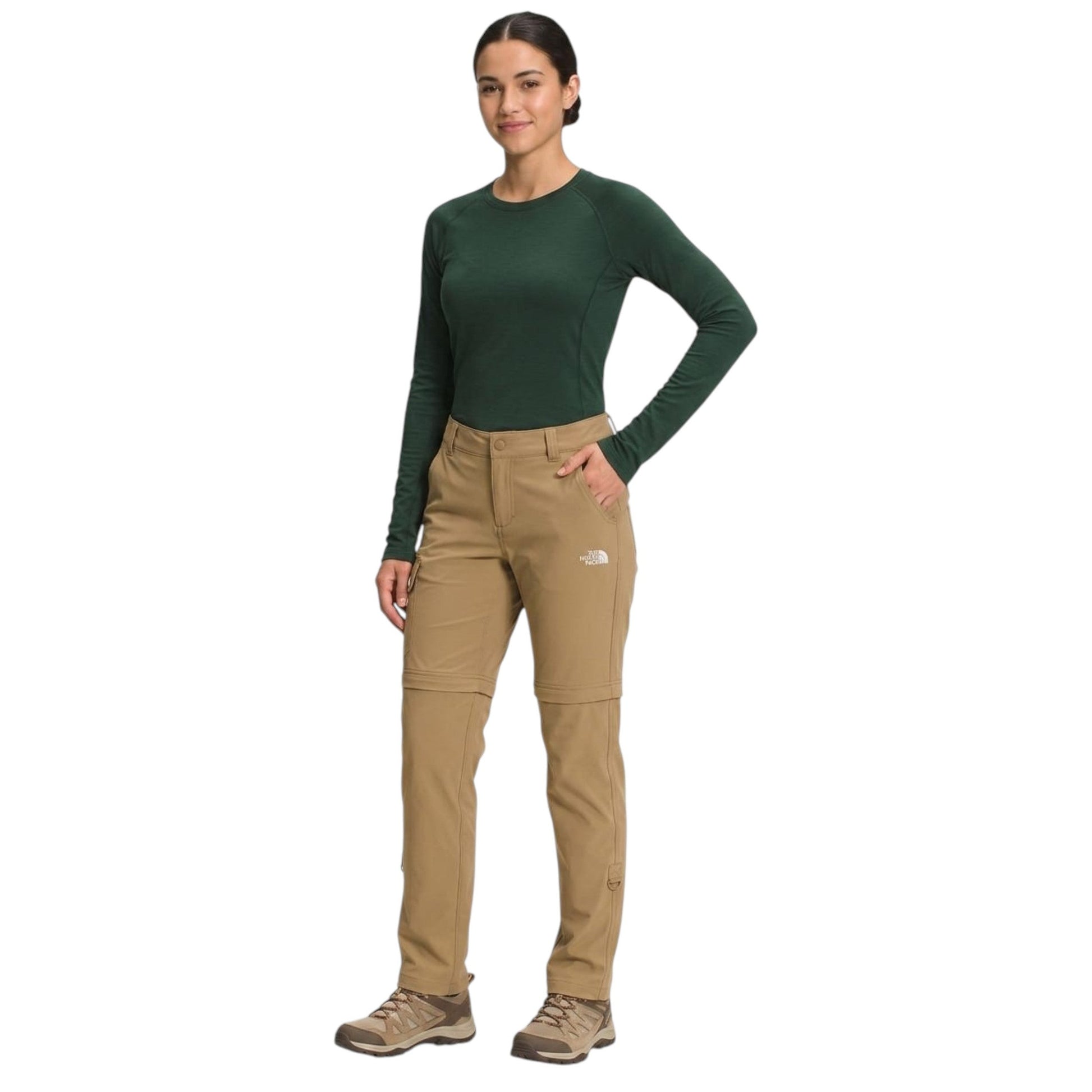 Women's Plain Pant,Brown