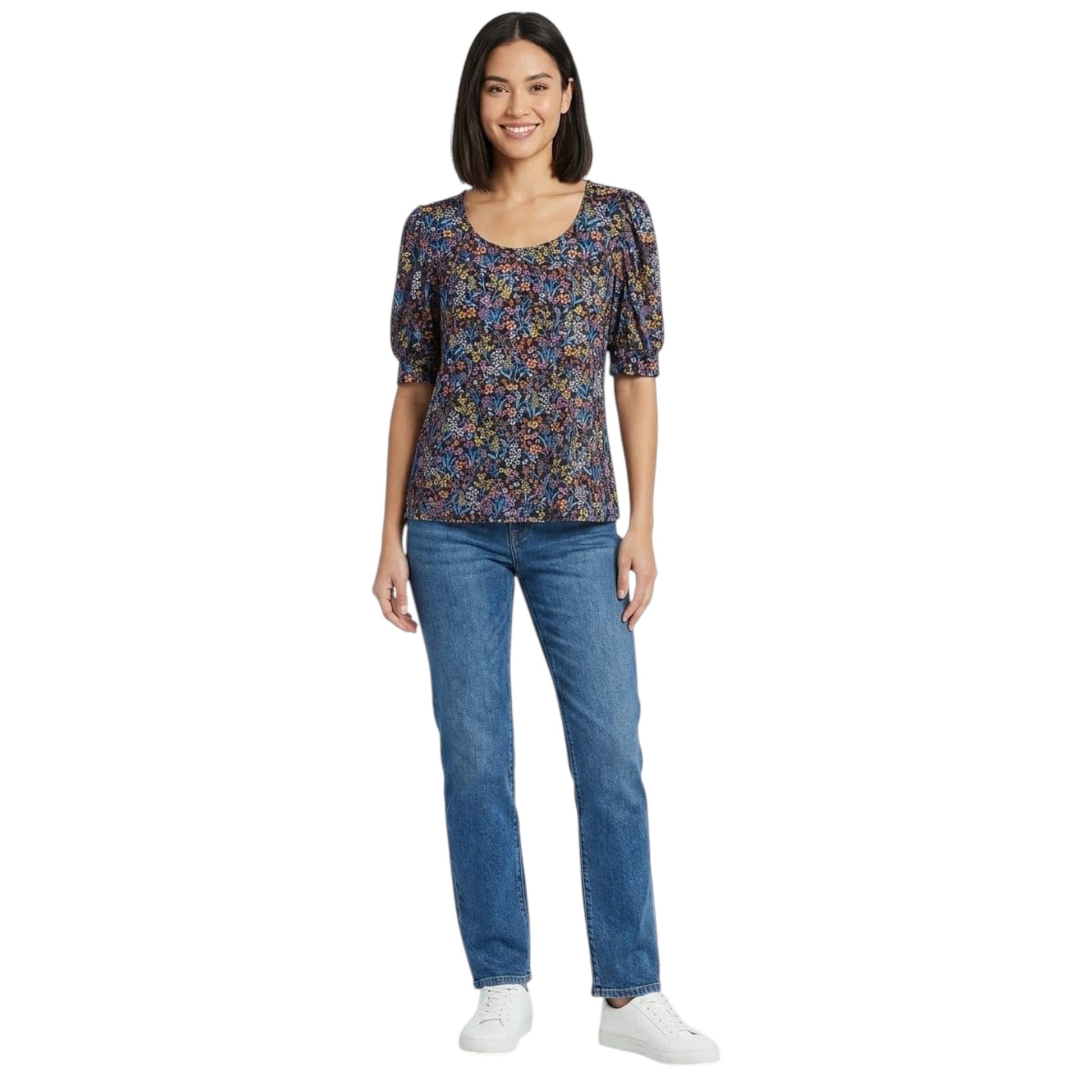 Women's Printed Top,Multi