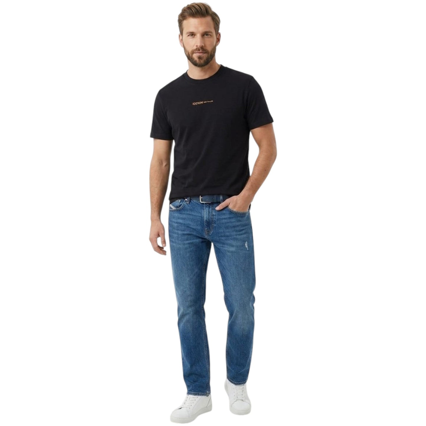 Men's Printed Top,Black
