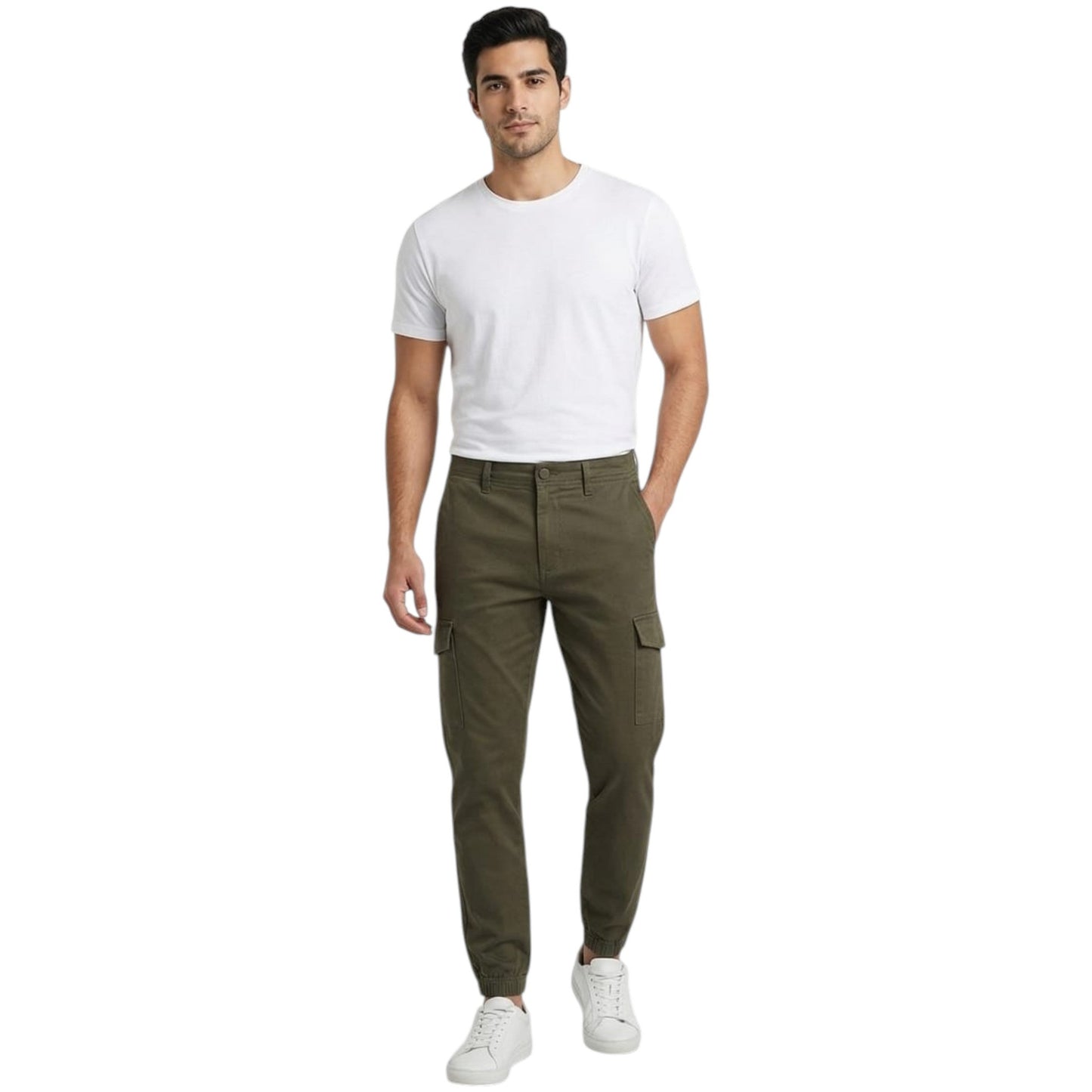 Men's Plain Pant,Olive
