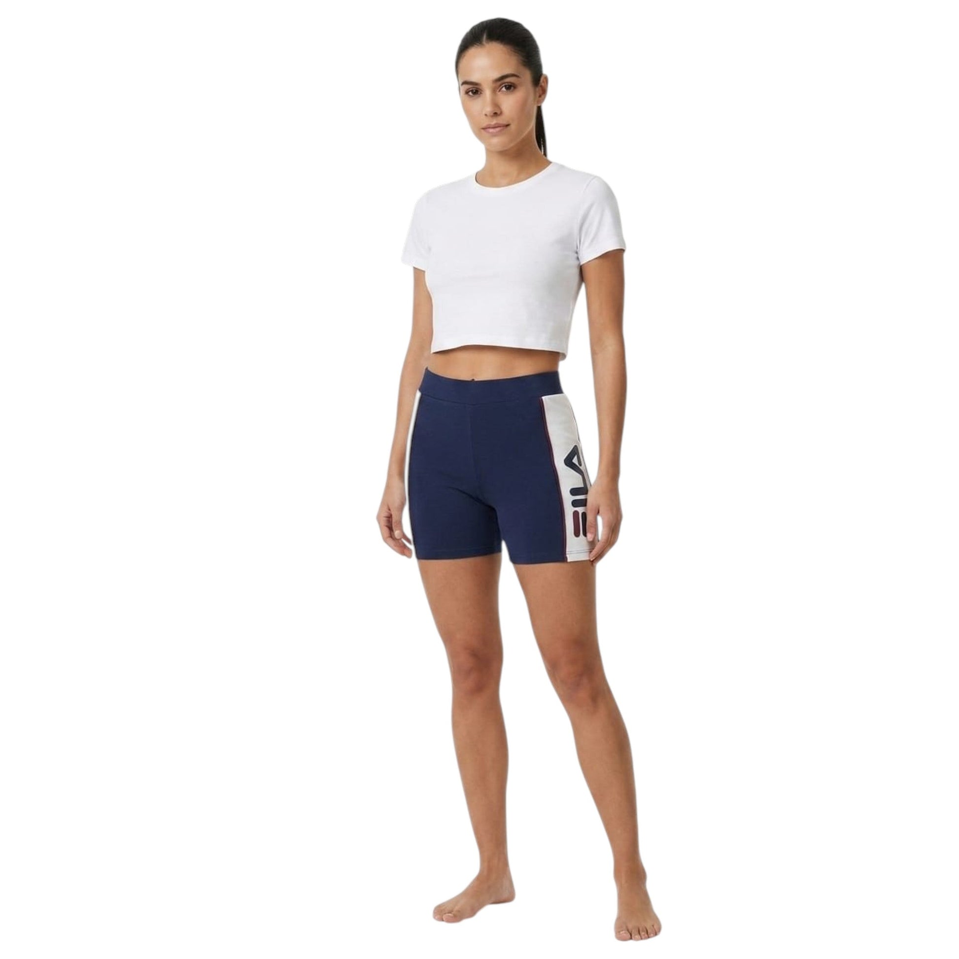 Women's Printed Sport Short,Navy