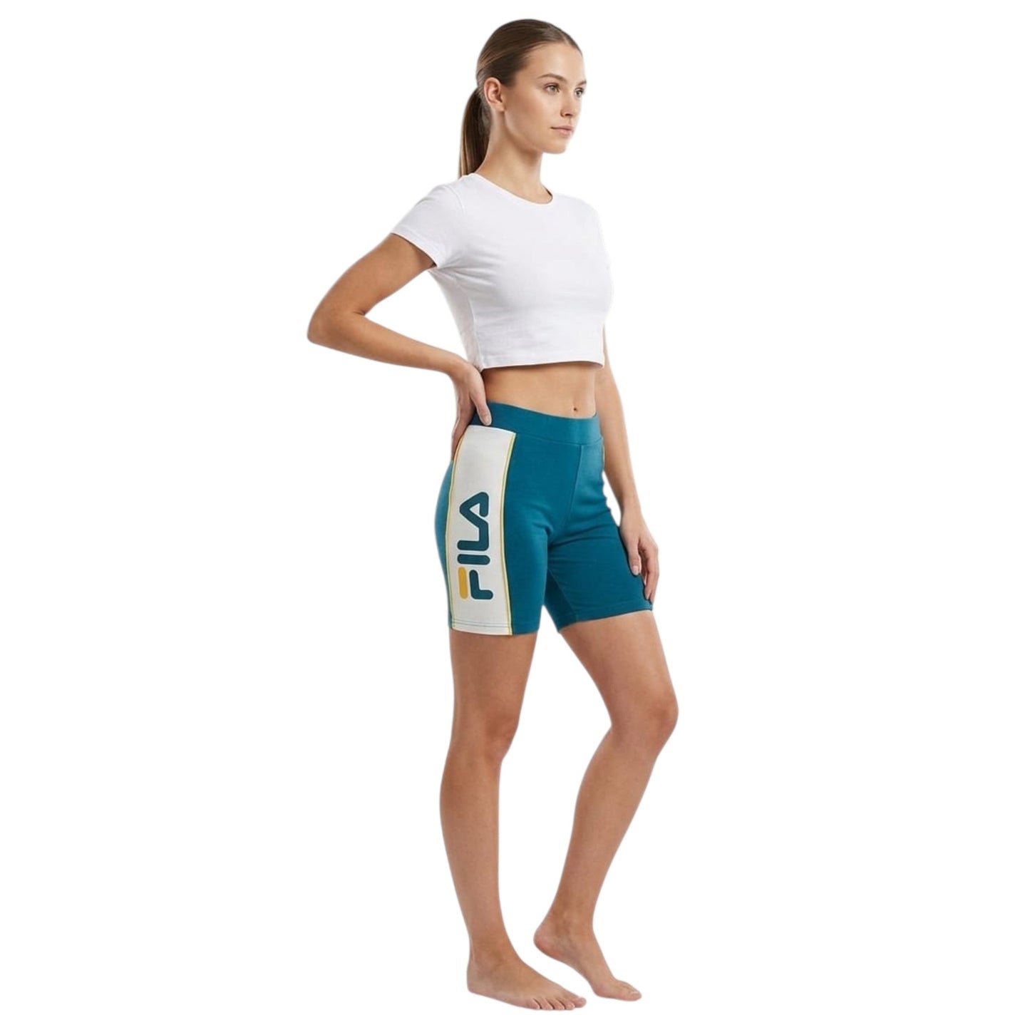 Women's Printed Sport Short,Blue