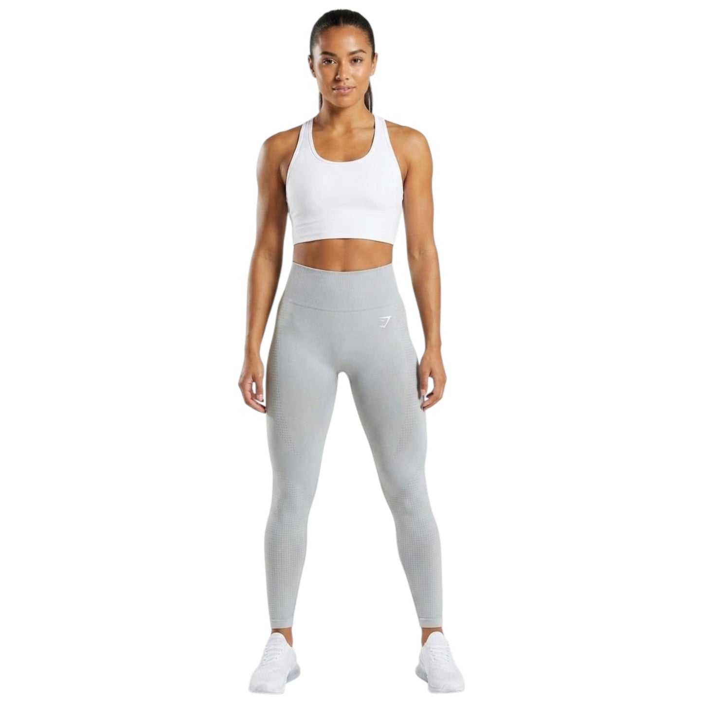 Women's Plain Solid Legging,Light Grey