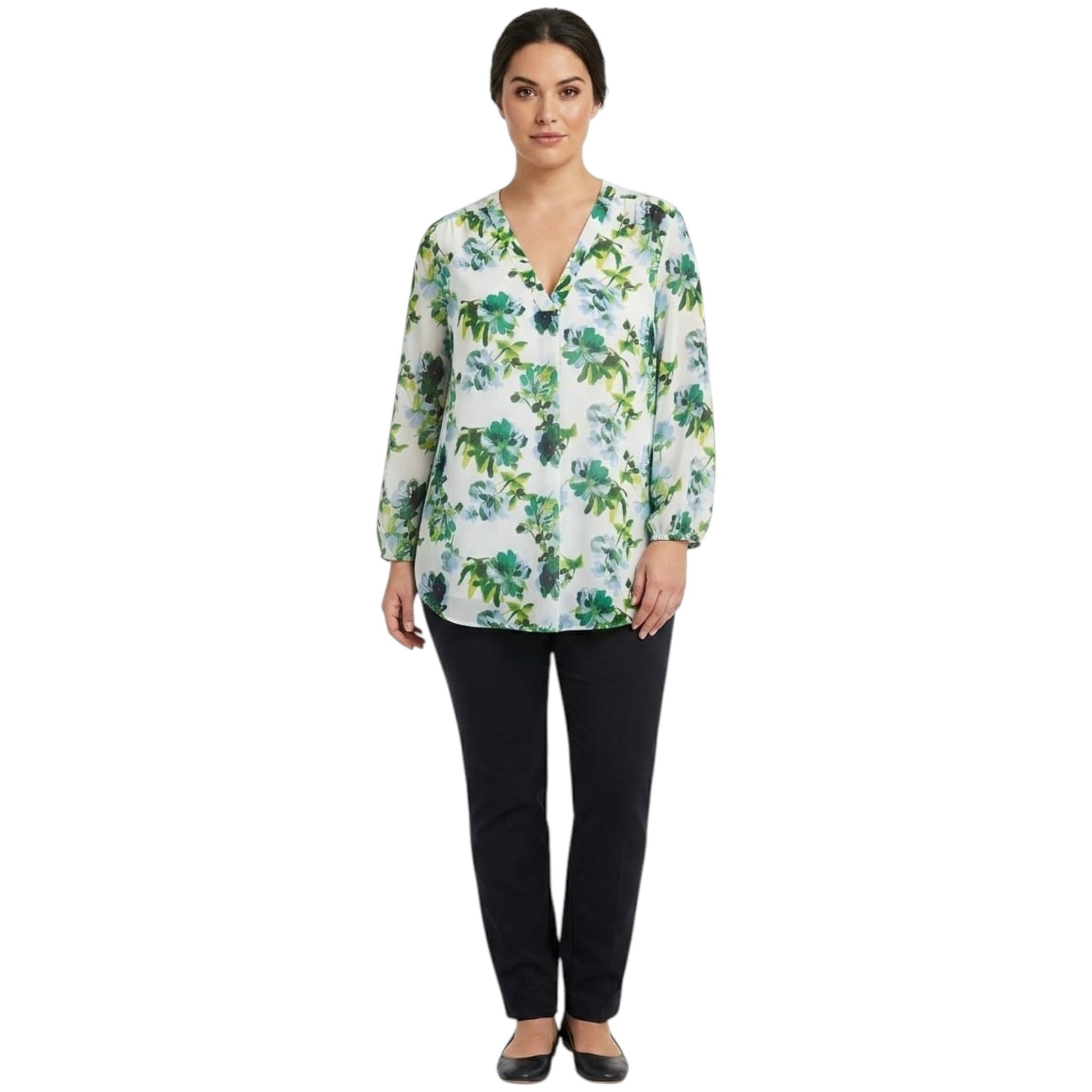 Women's Floral Printed Top,Multi