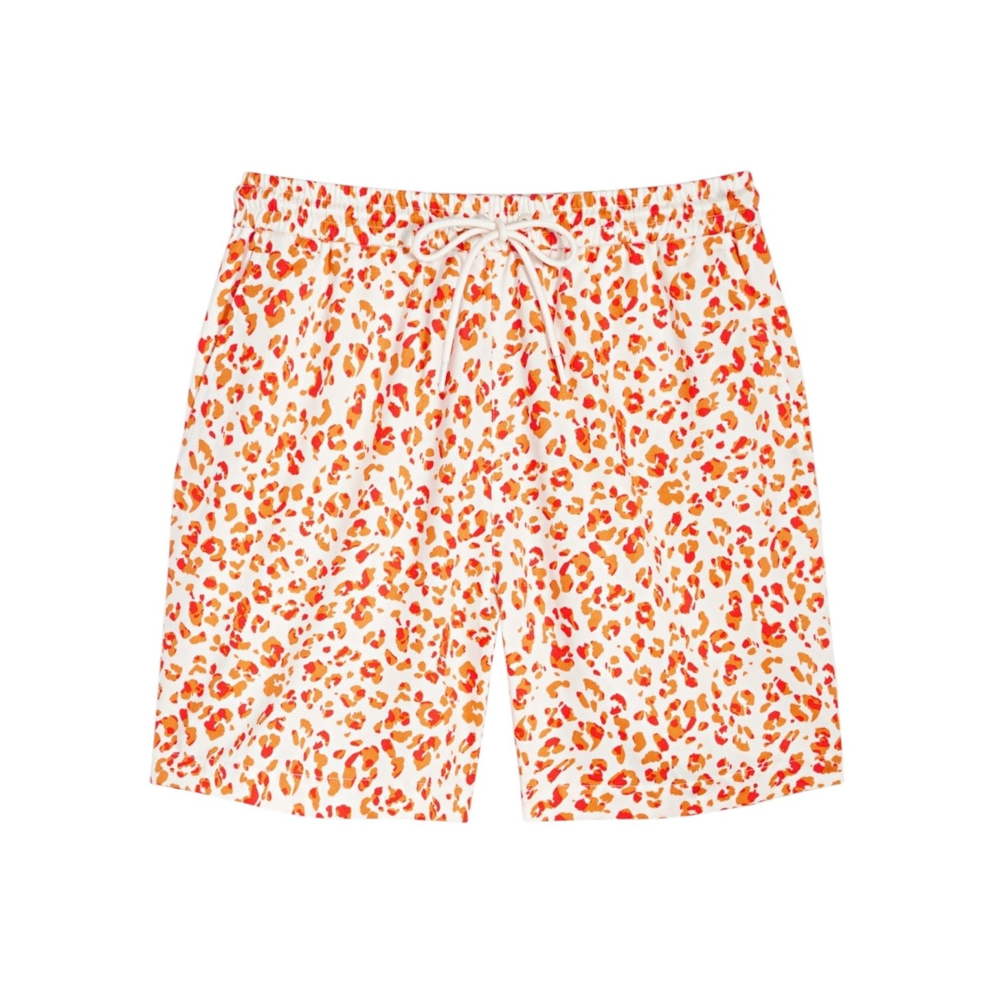Men's Leopard Short,Orange/Vanilla