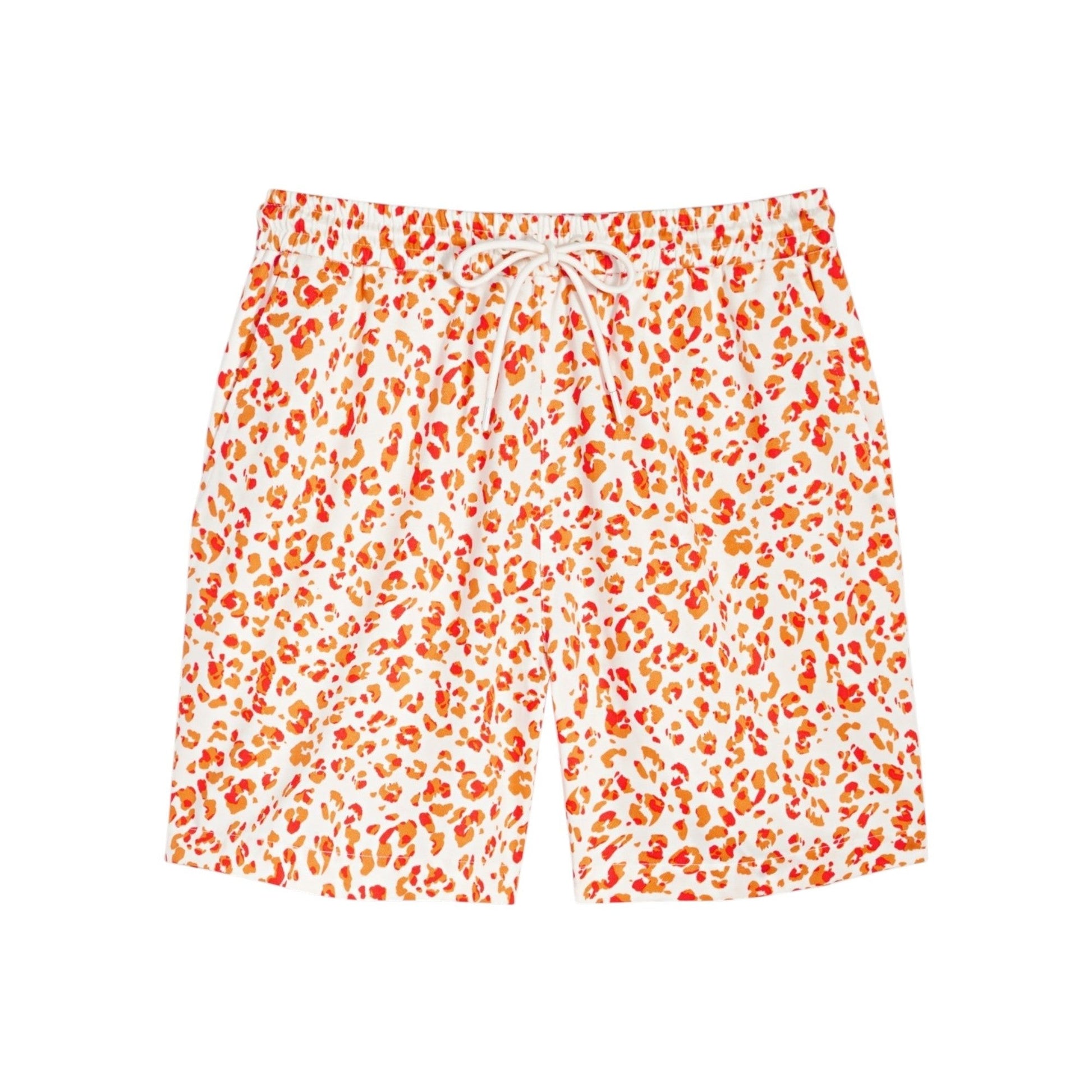 Men's Leopard Short,Orange/Vanilla