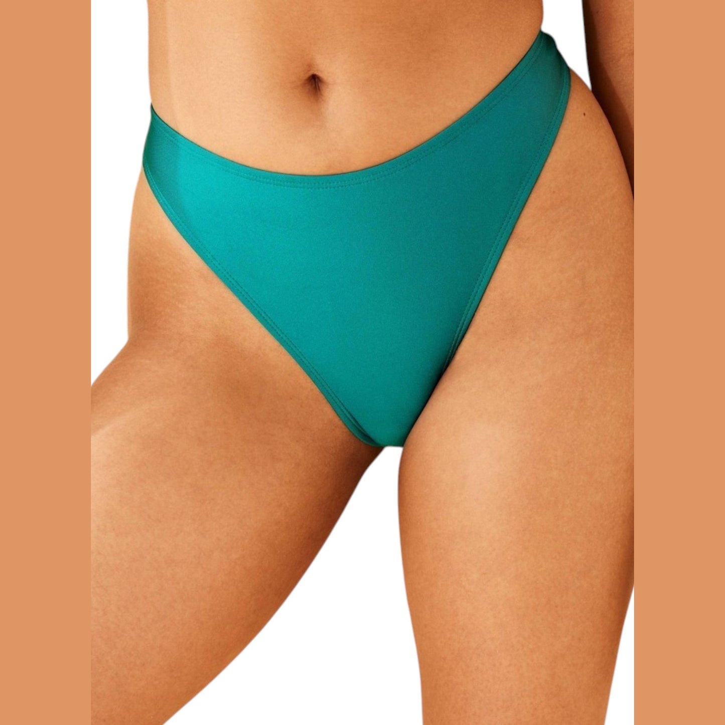 Women's Plain Bikini Bottom,Turquoise