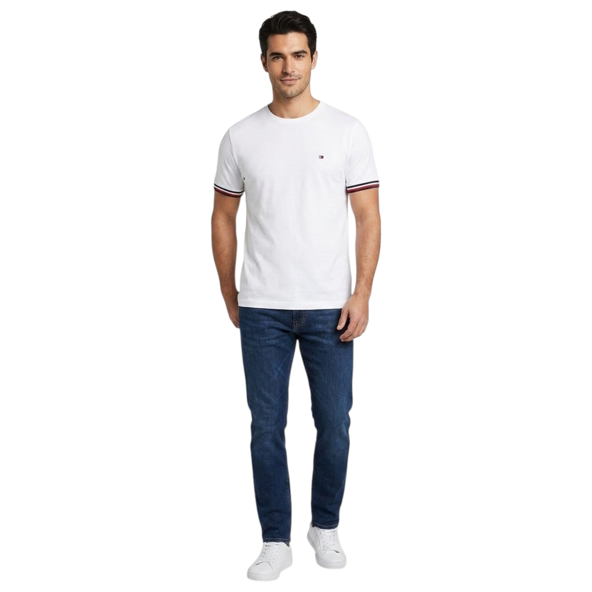Men's Textured Top,White