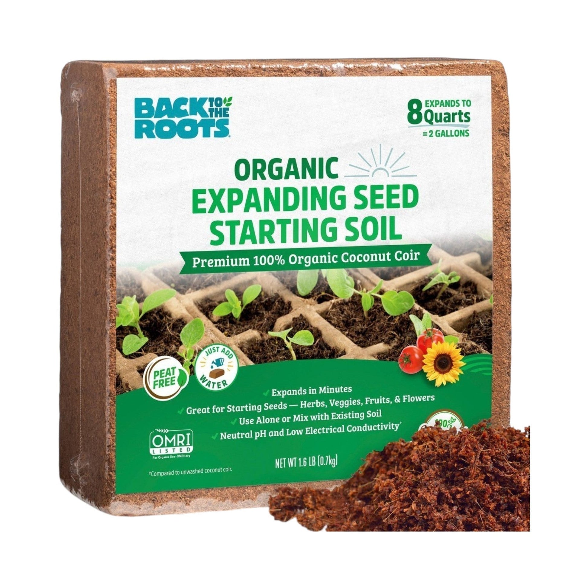 Organic Expanding Seed Starting Soil