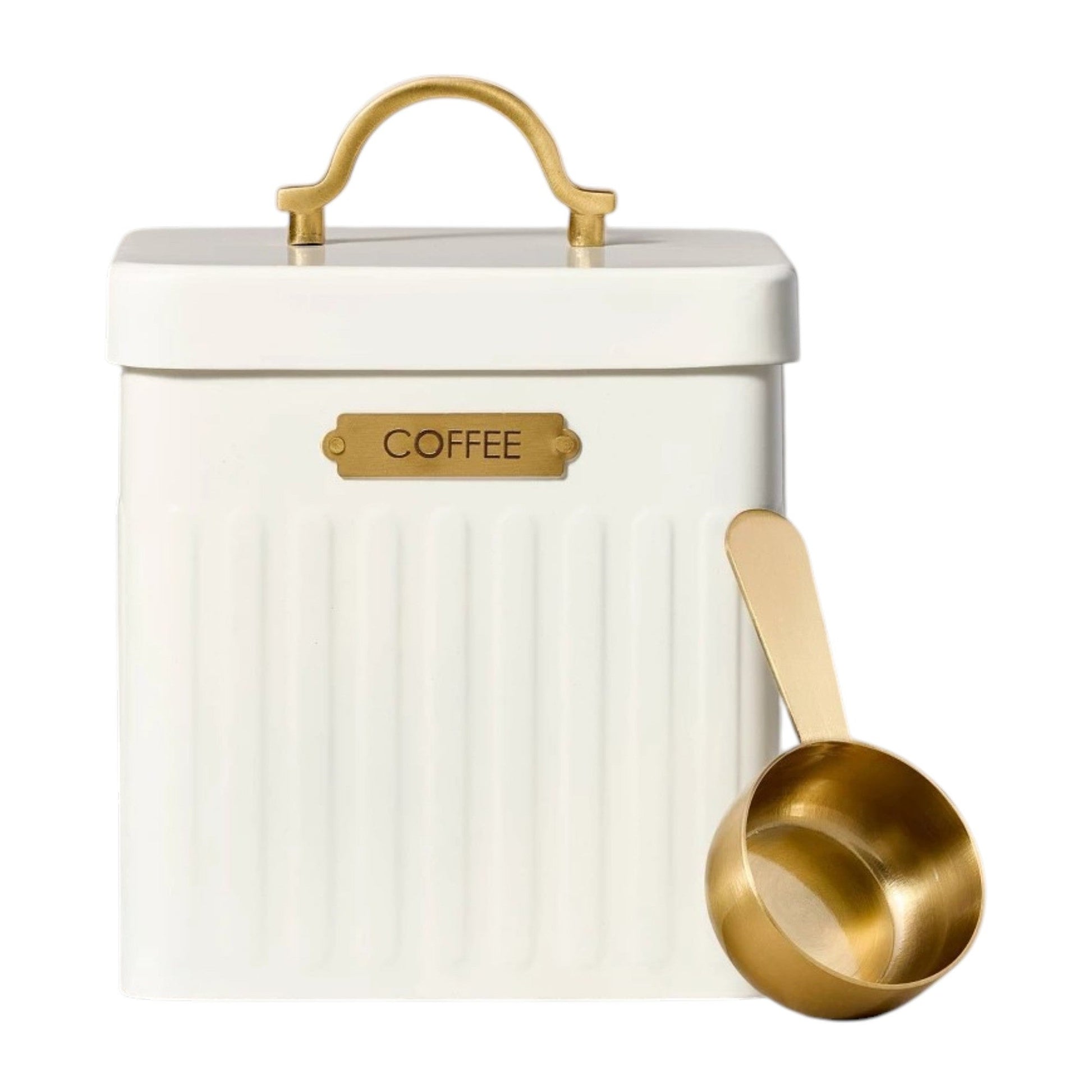 Coffee Tin With Scoop