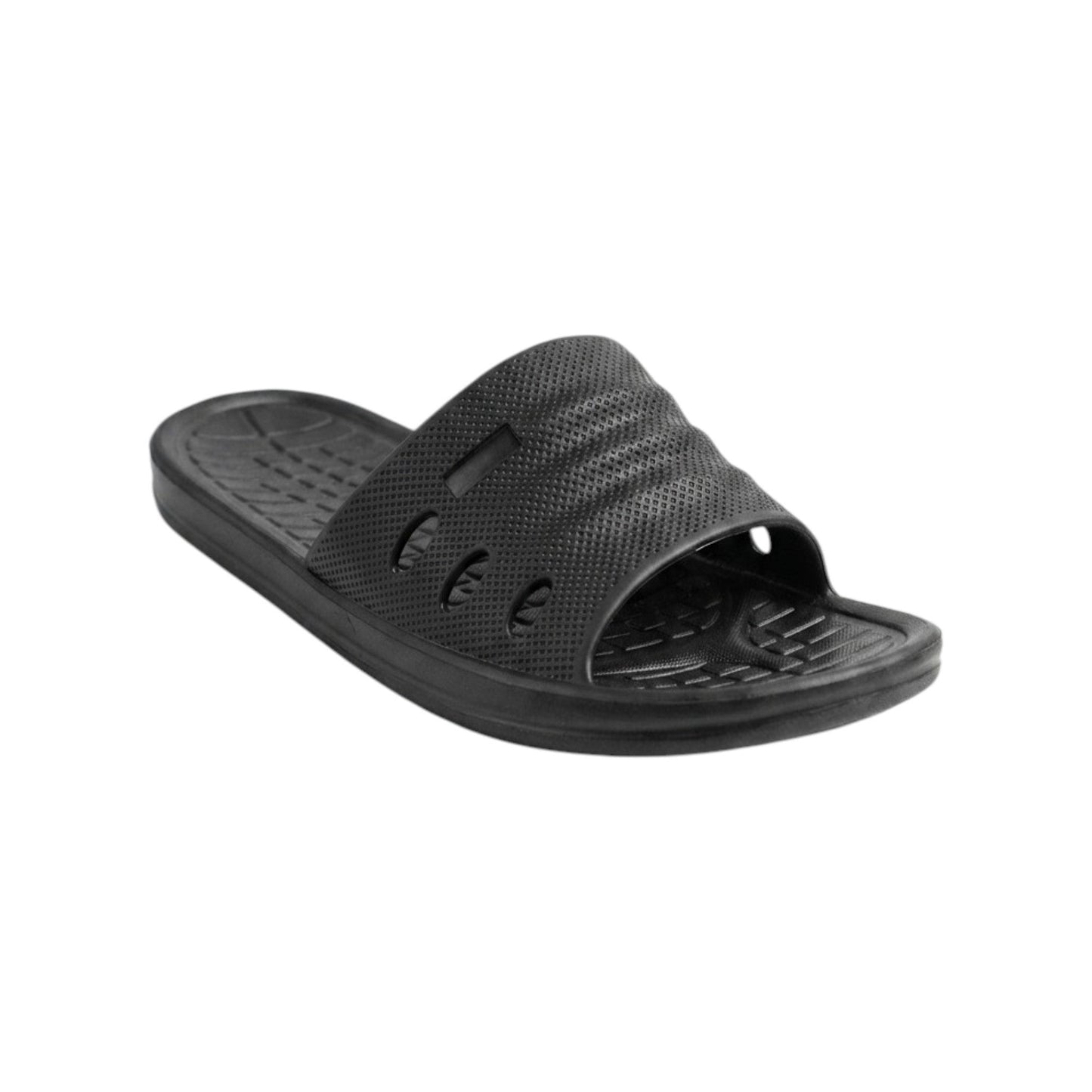 Women's  Textured Slipper,Black