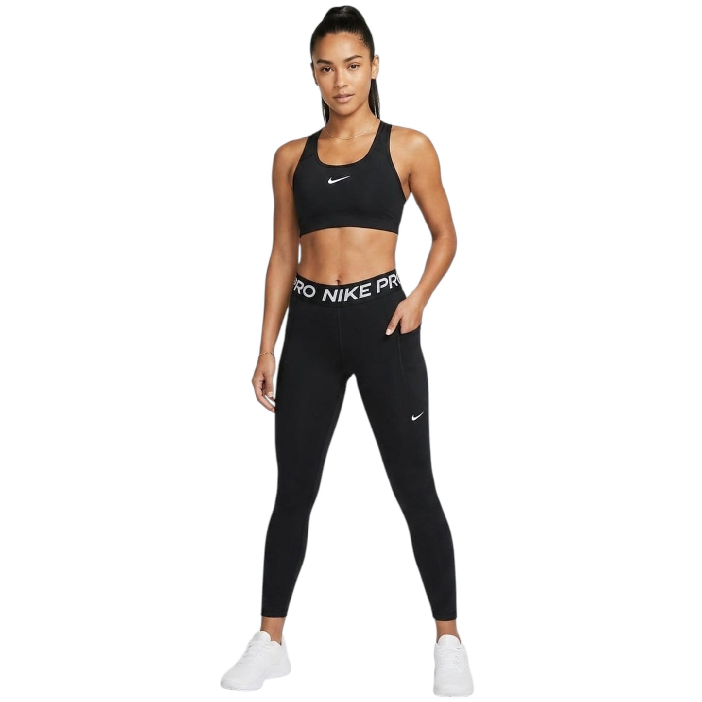 Women's Brand Logo Printed Legging,Black
