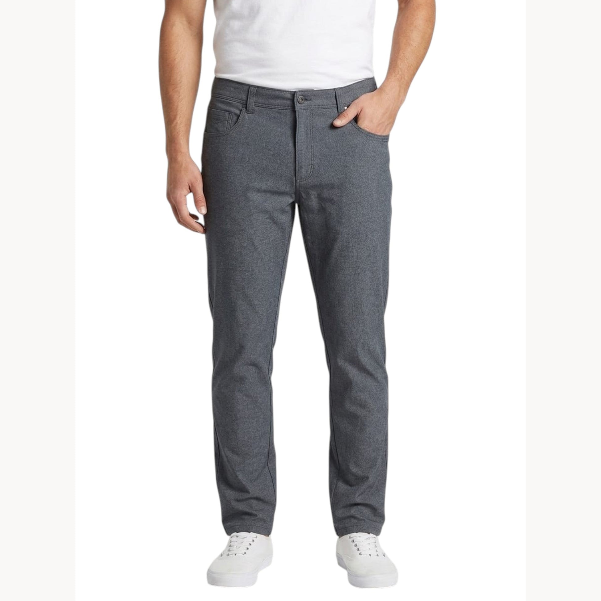 Men's Plain Solid Pant,Light Navy