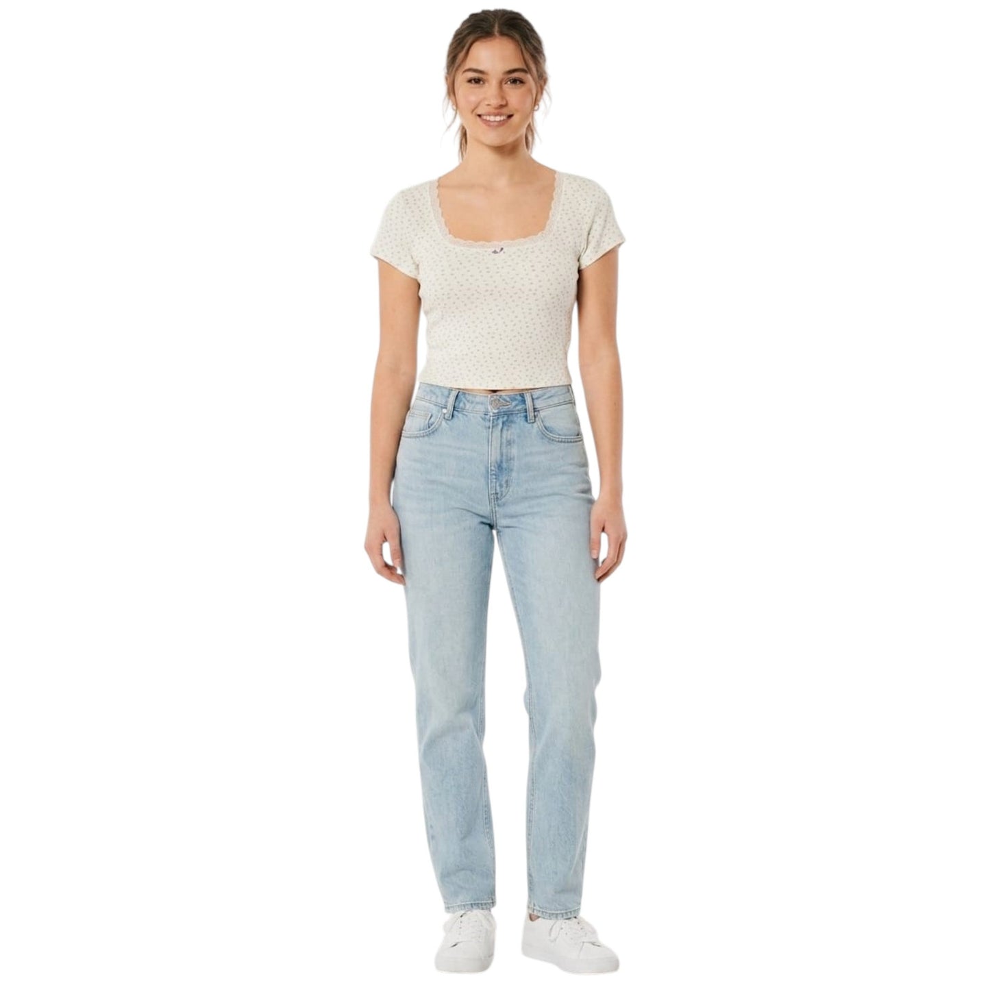 Women's Floral Printed Top,Beige