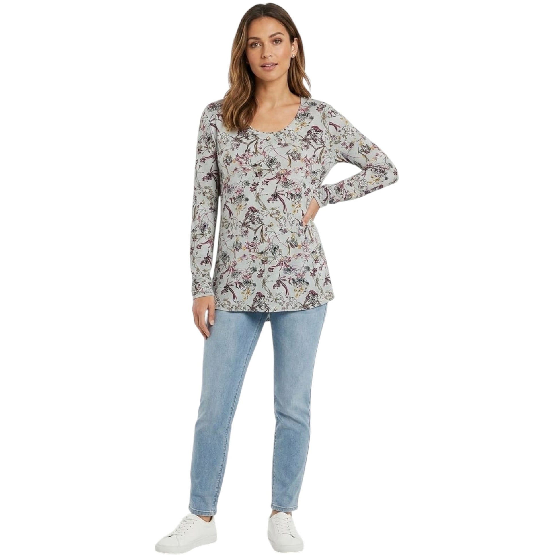 Women's Printed Top,Multi