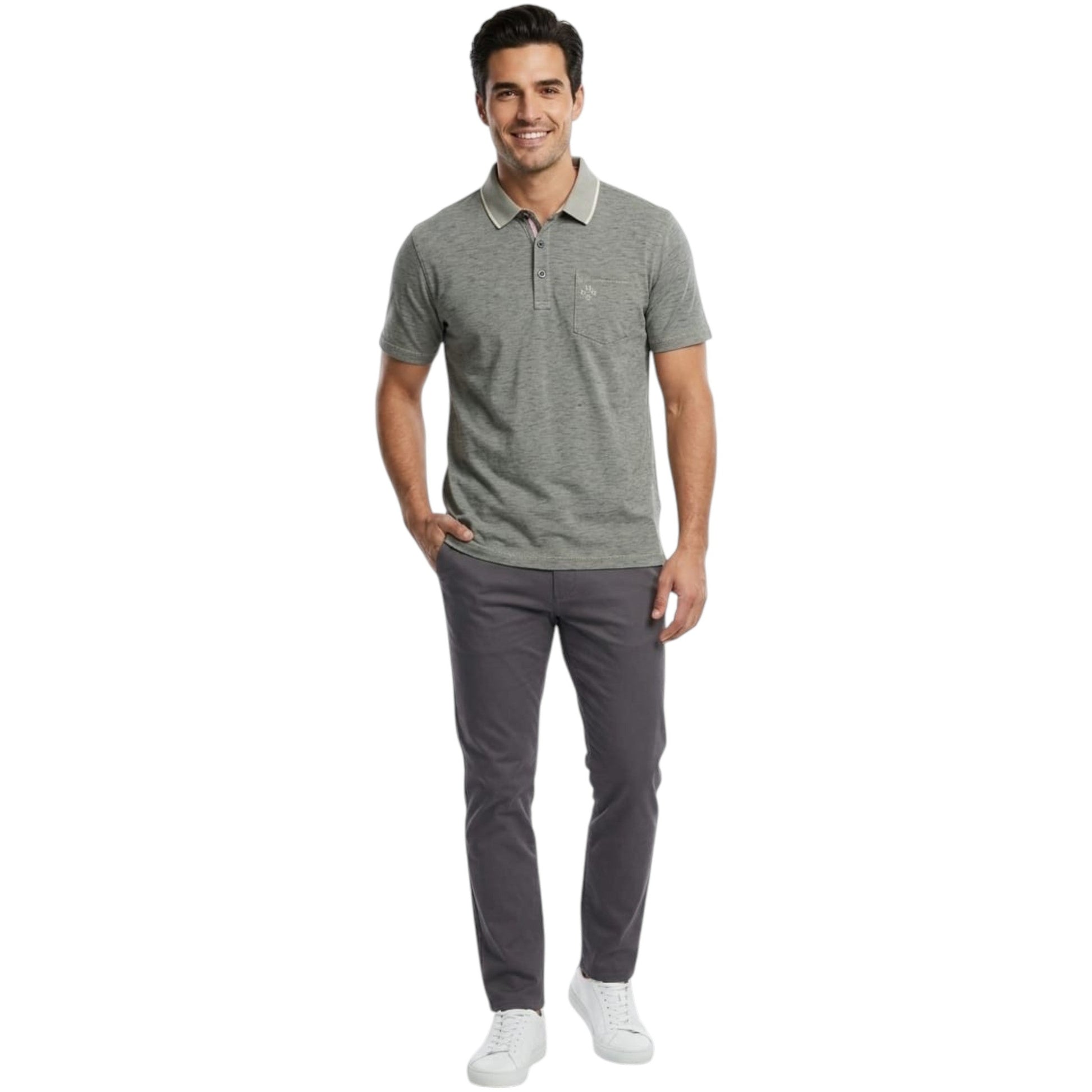 Men's Stripped Top,Dusty Mint
