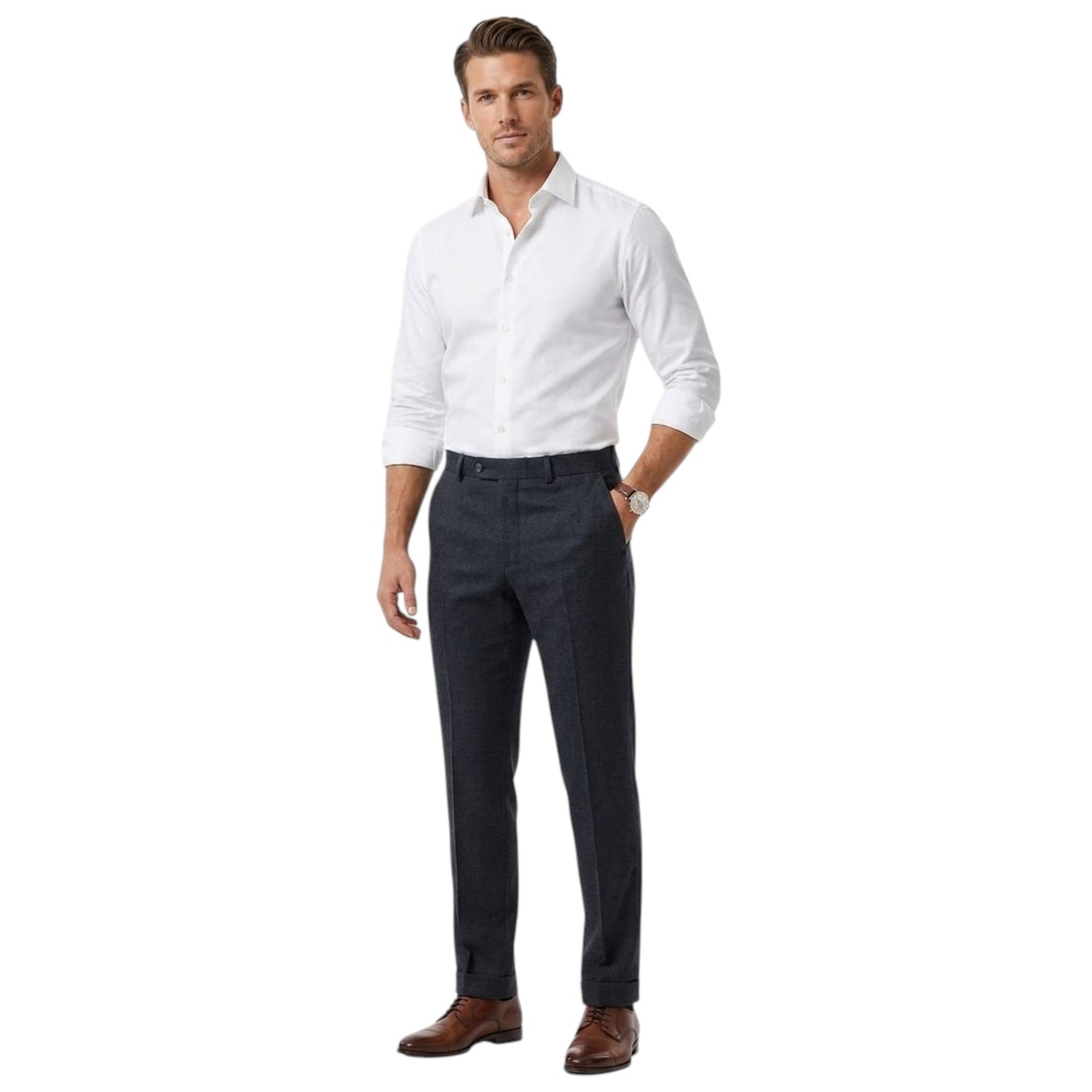 Men's Textured Pant,Navy