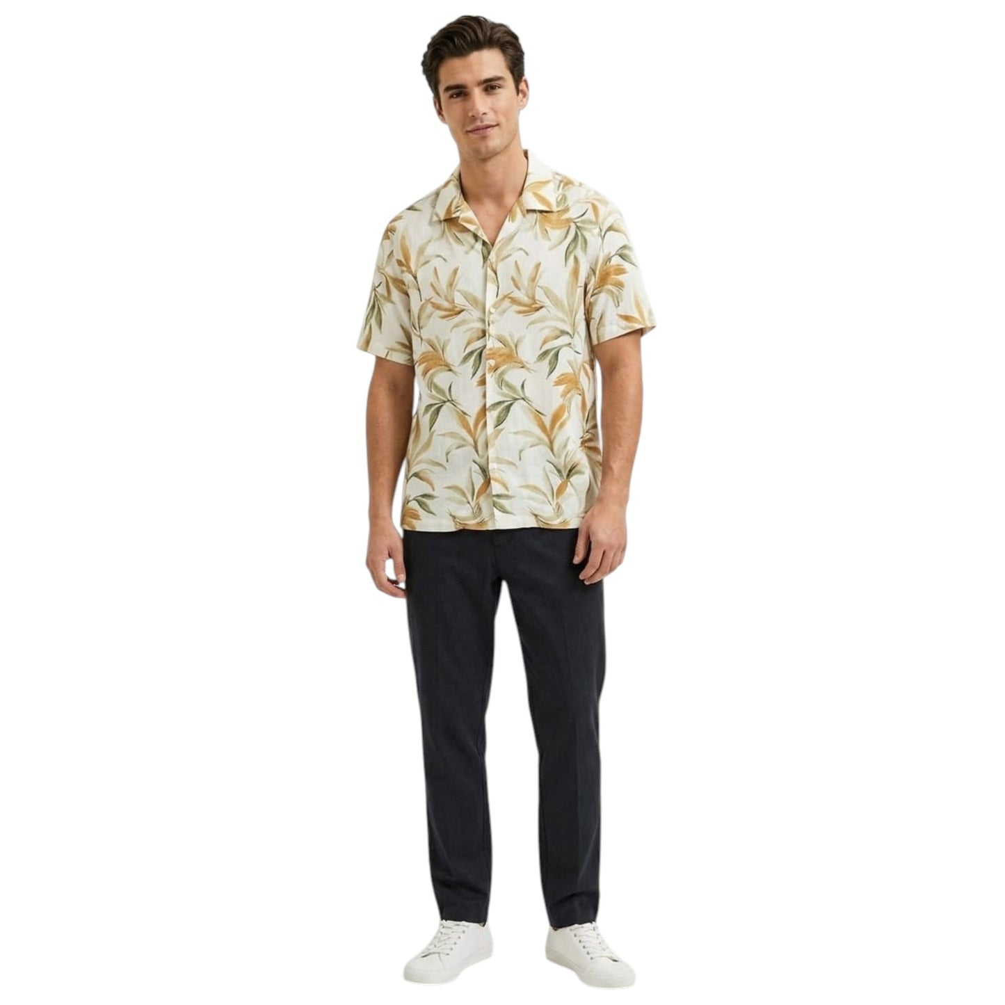 Men's Printed Dress Shirt,Multi