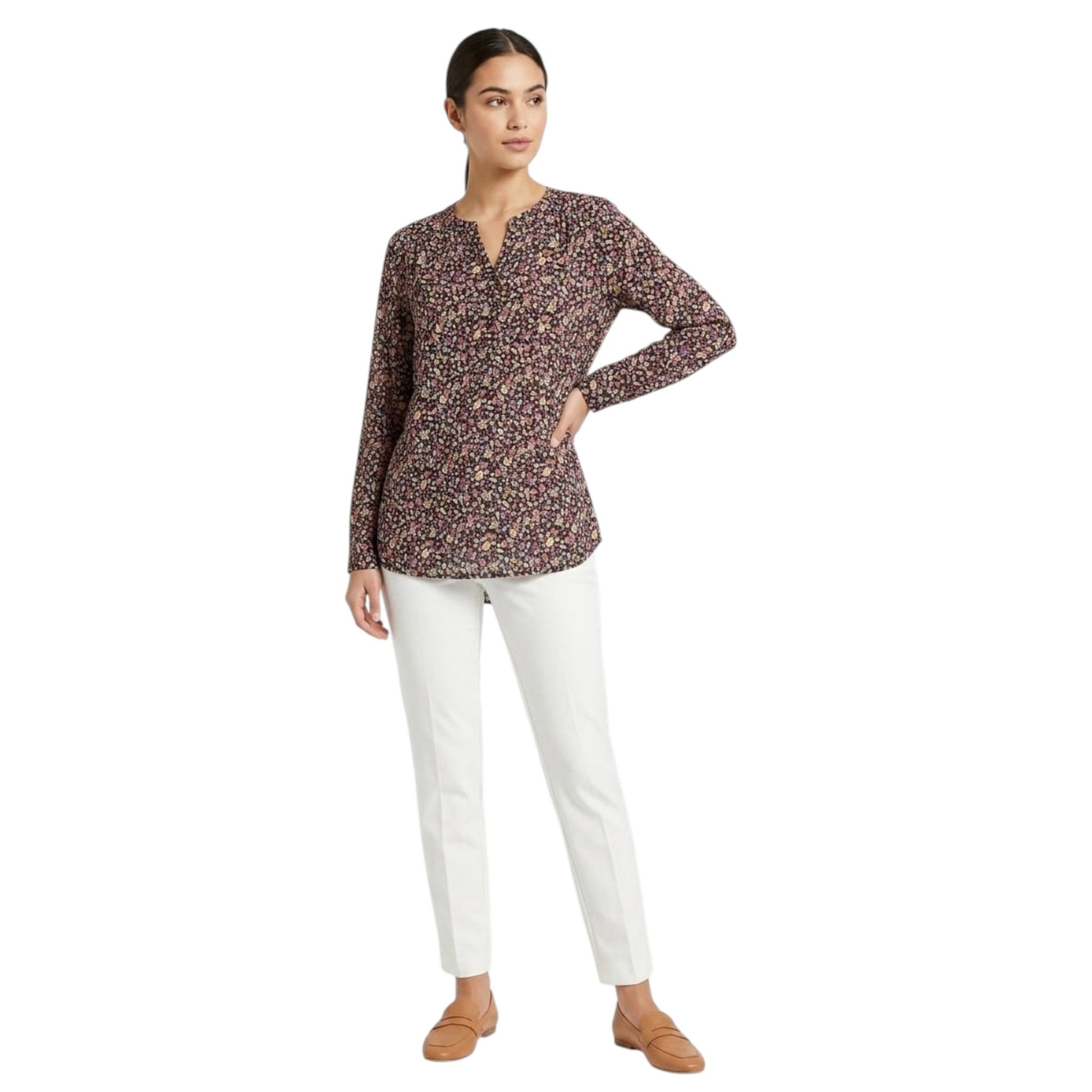 Women's Floral Printed Top,Multi