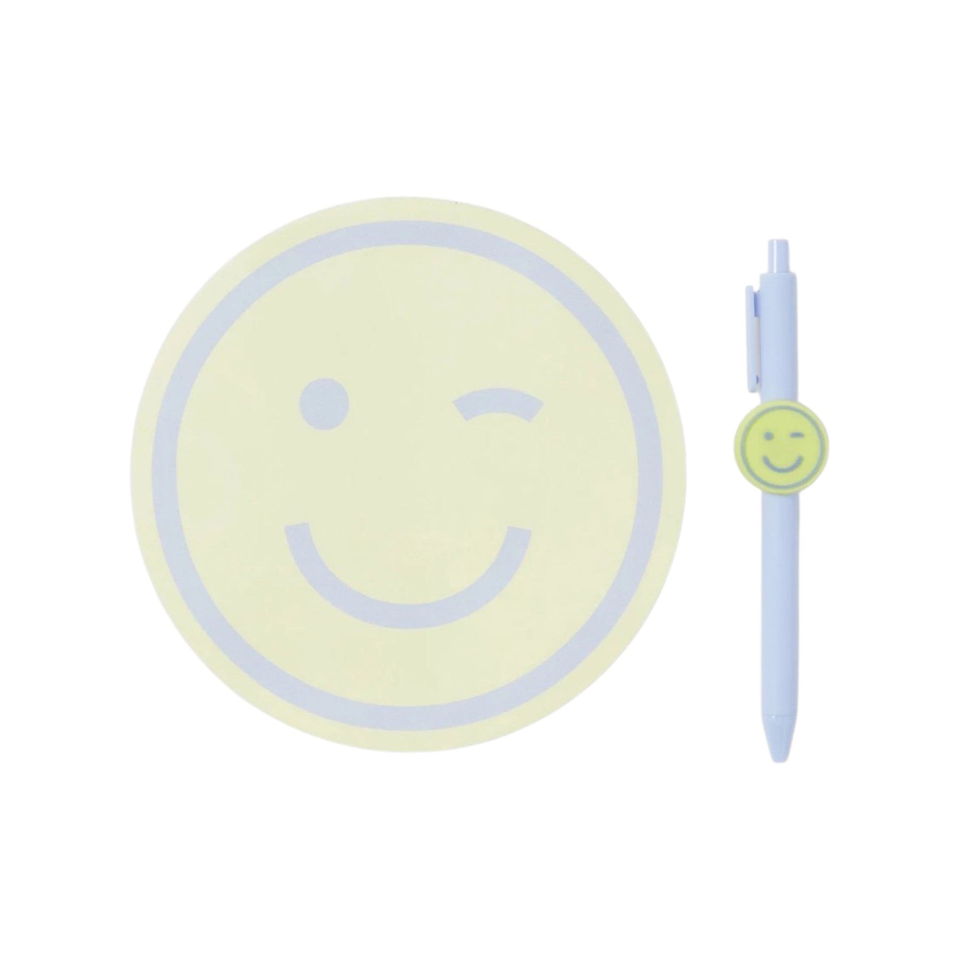 Smiley Notepad With Pen Set