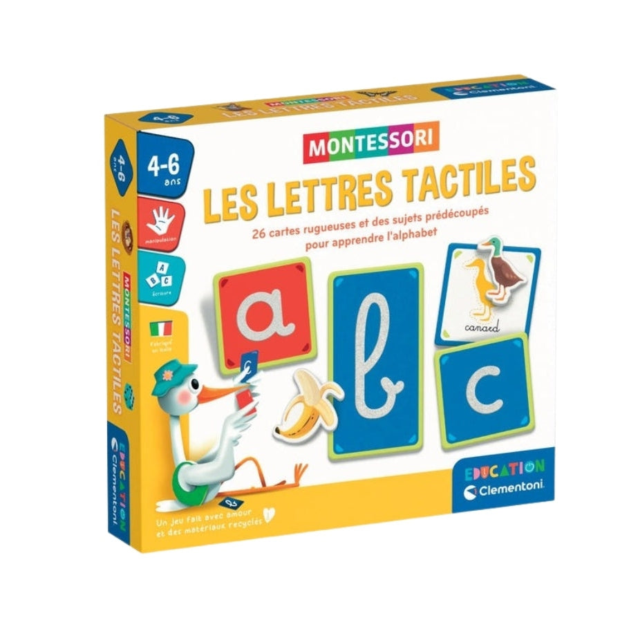 Clementoni Les Lettres Tactiles Montessori