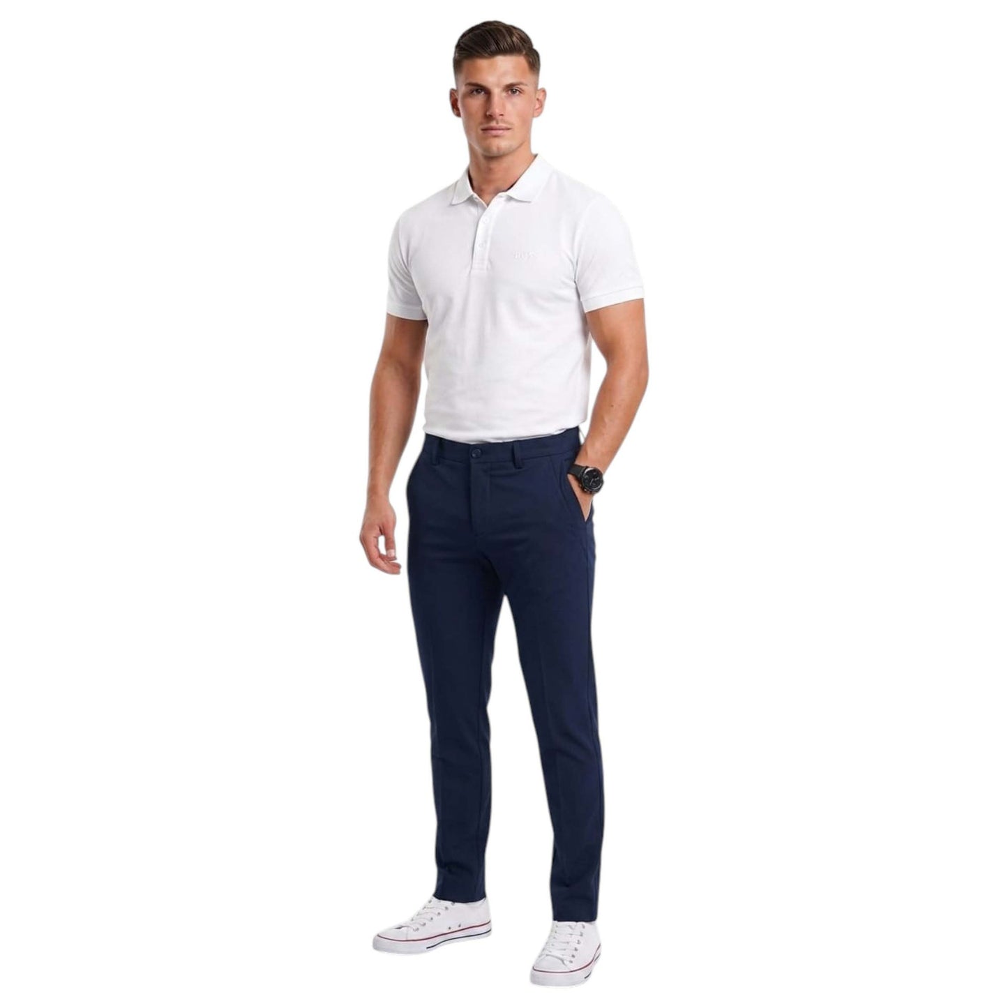 Men's Plain Pant,Navy