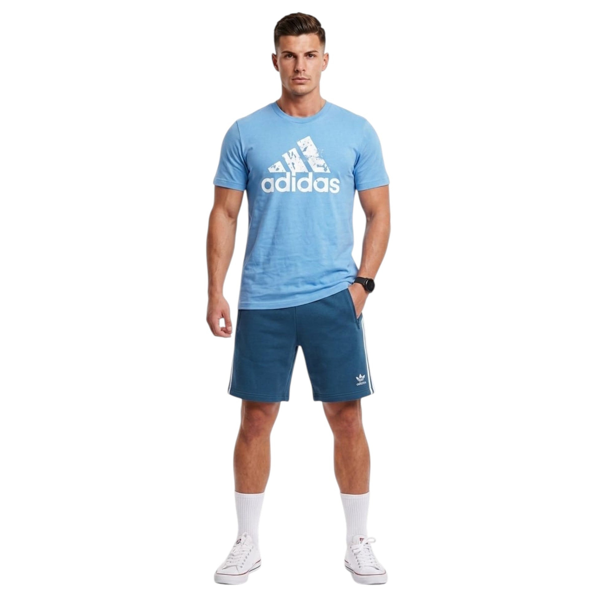 Men's Printed Top,Blue