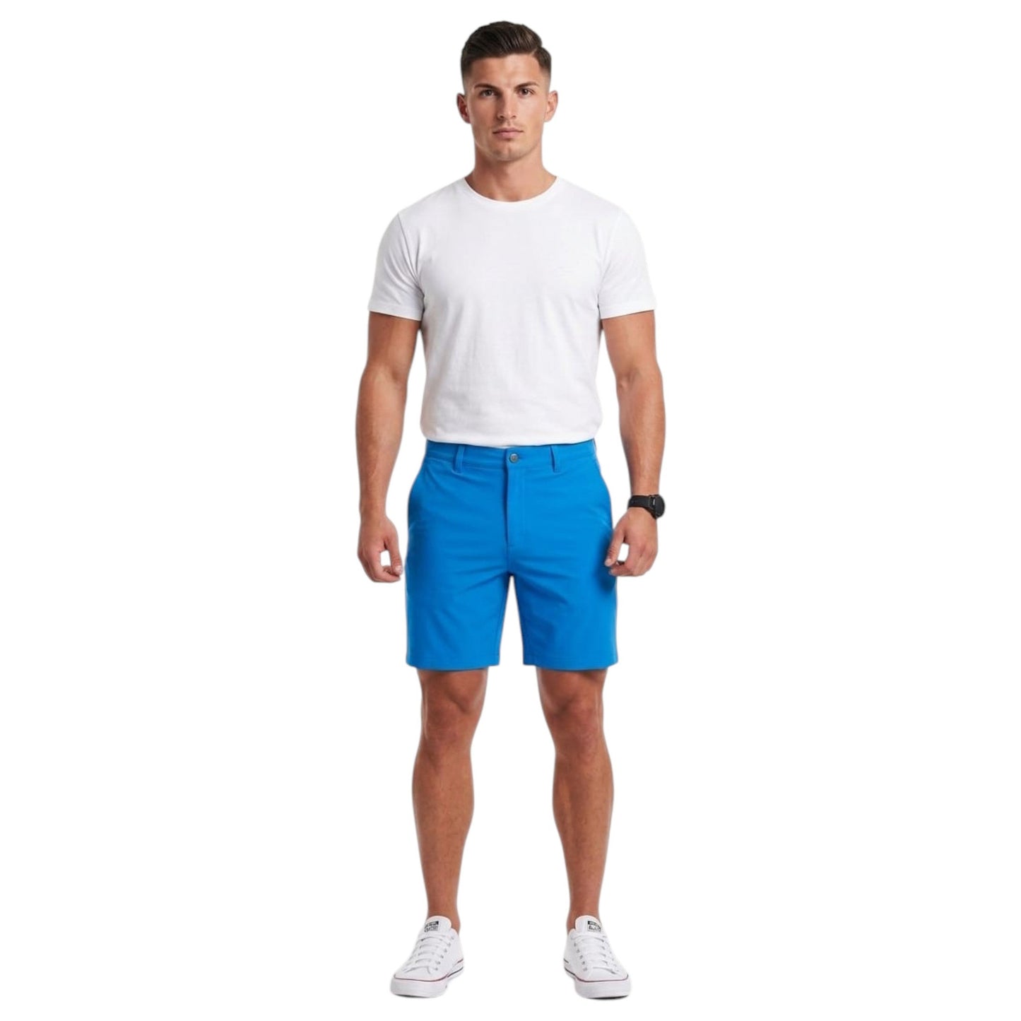 Men's Plain Short,Blue