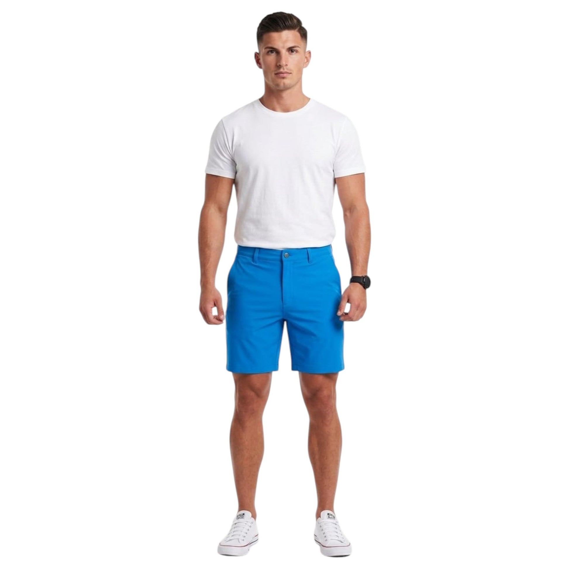 Men's Plain Short,Blue