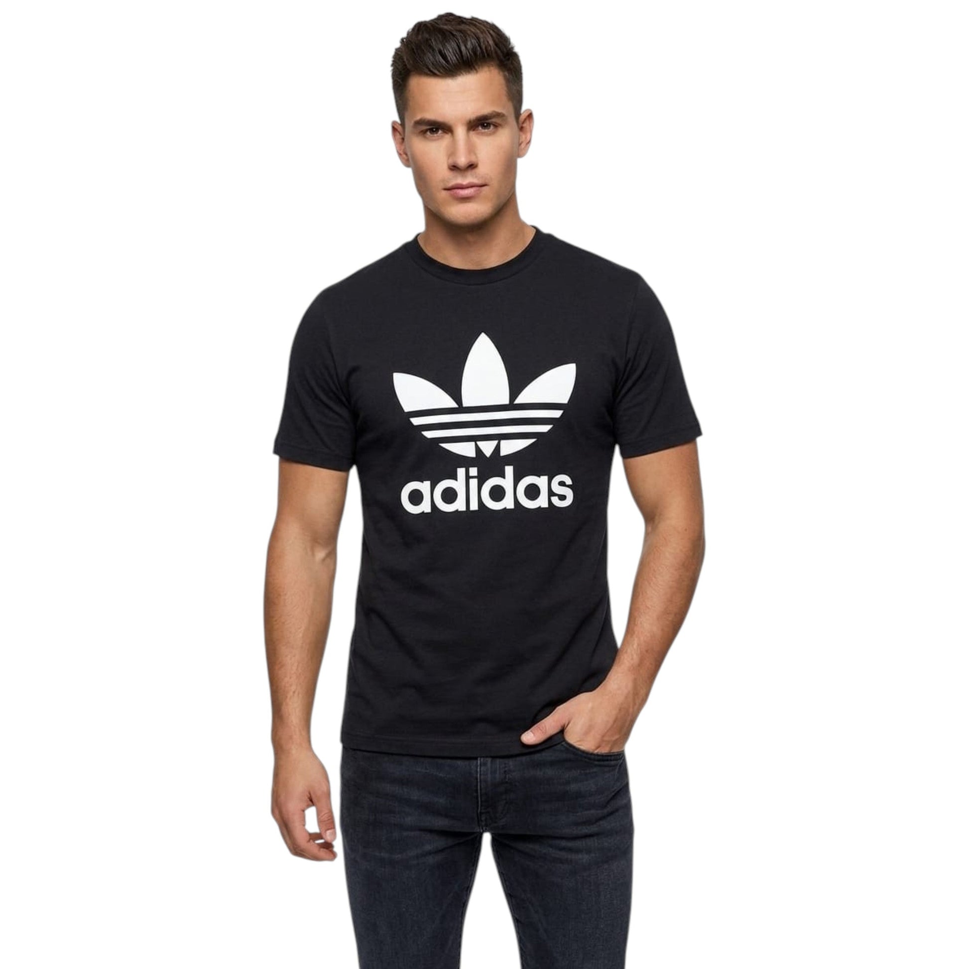 Men's Logo Printed Top,Black