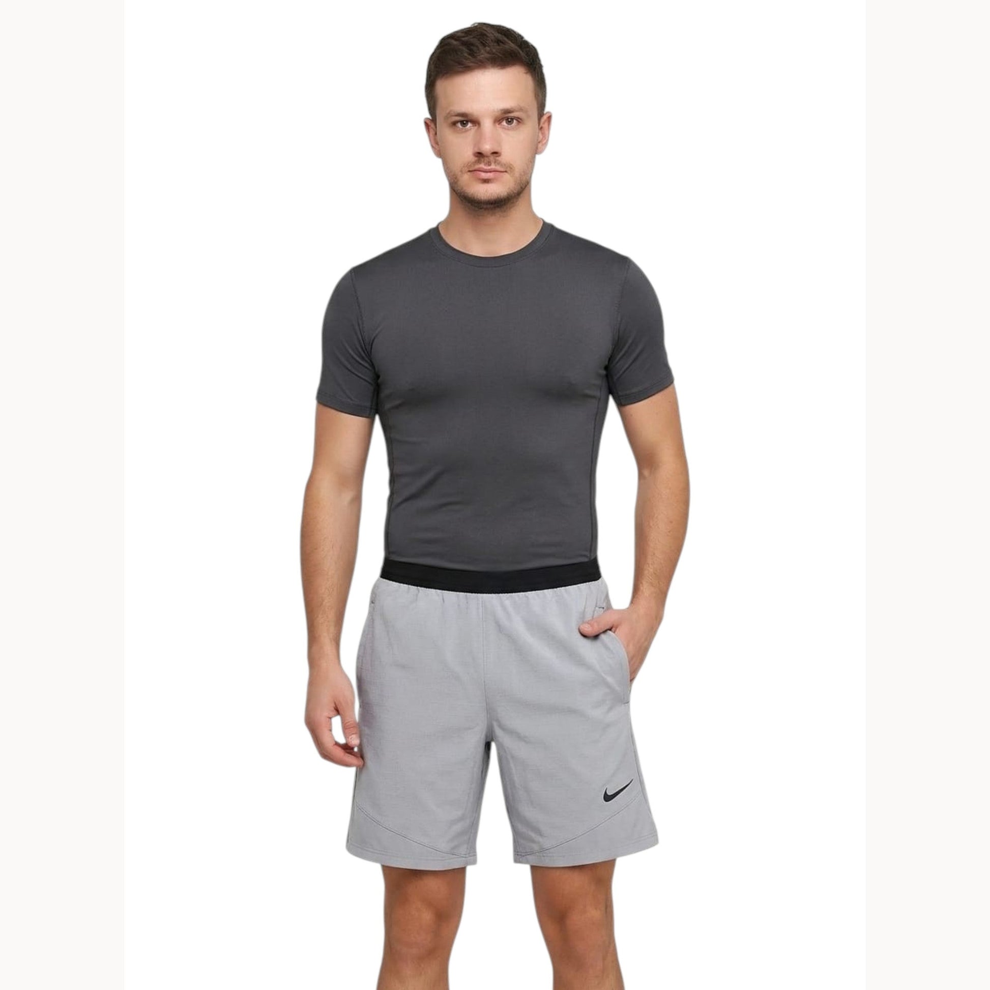 Men's Colorblocked Sport Short,Grey