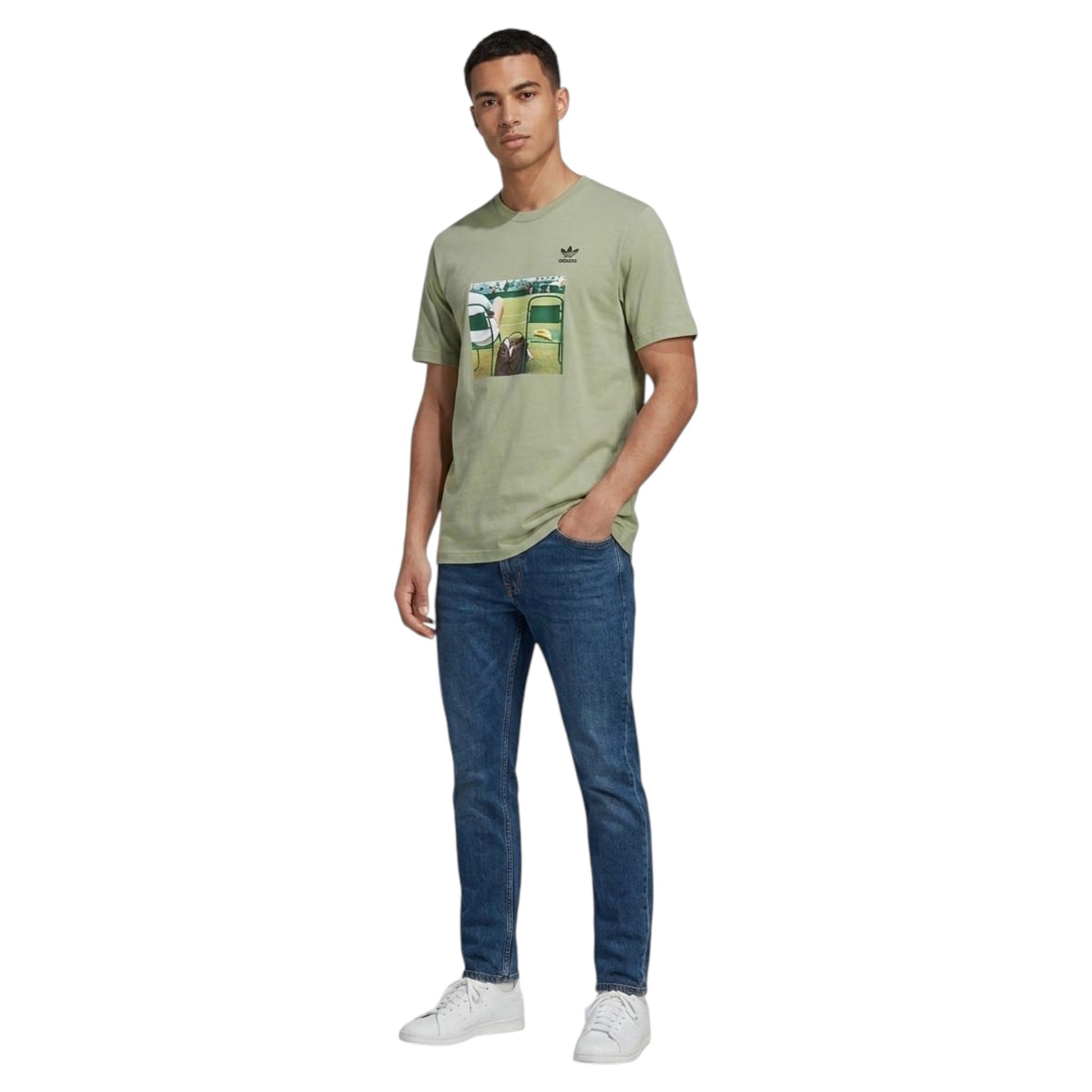 Men's Printed Top,Dusty Olive