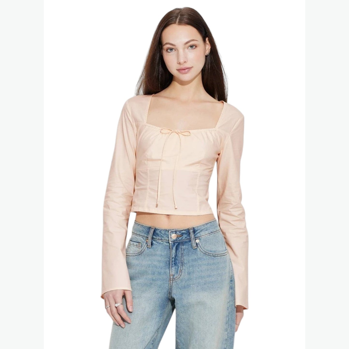 Women's Plain Top,Cream