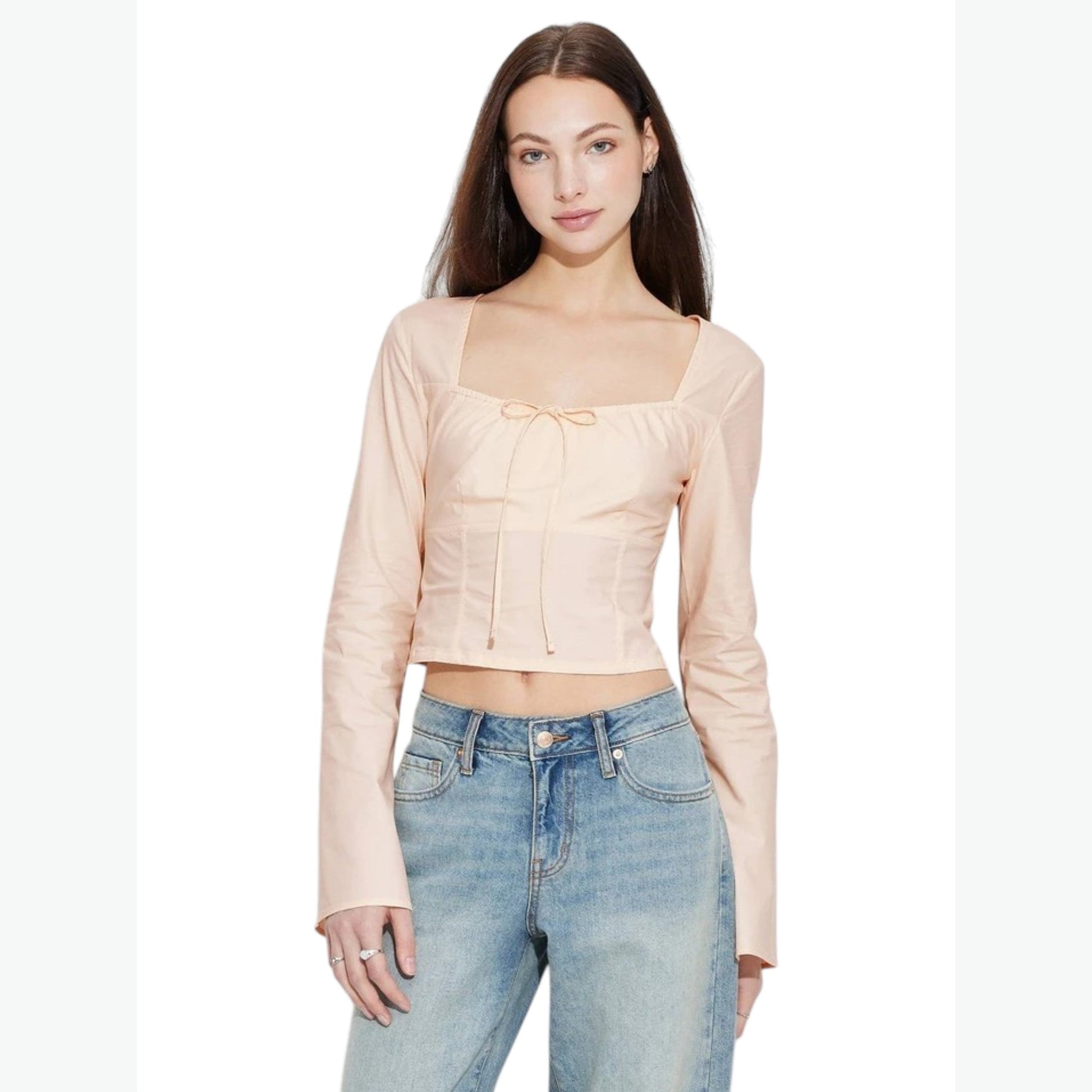 Women's Plain Top,Cream