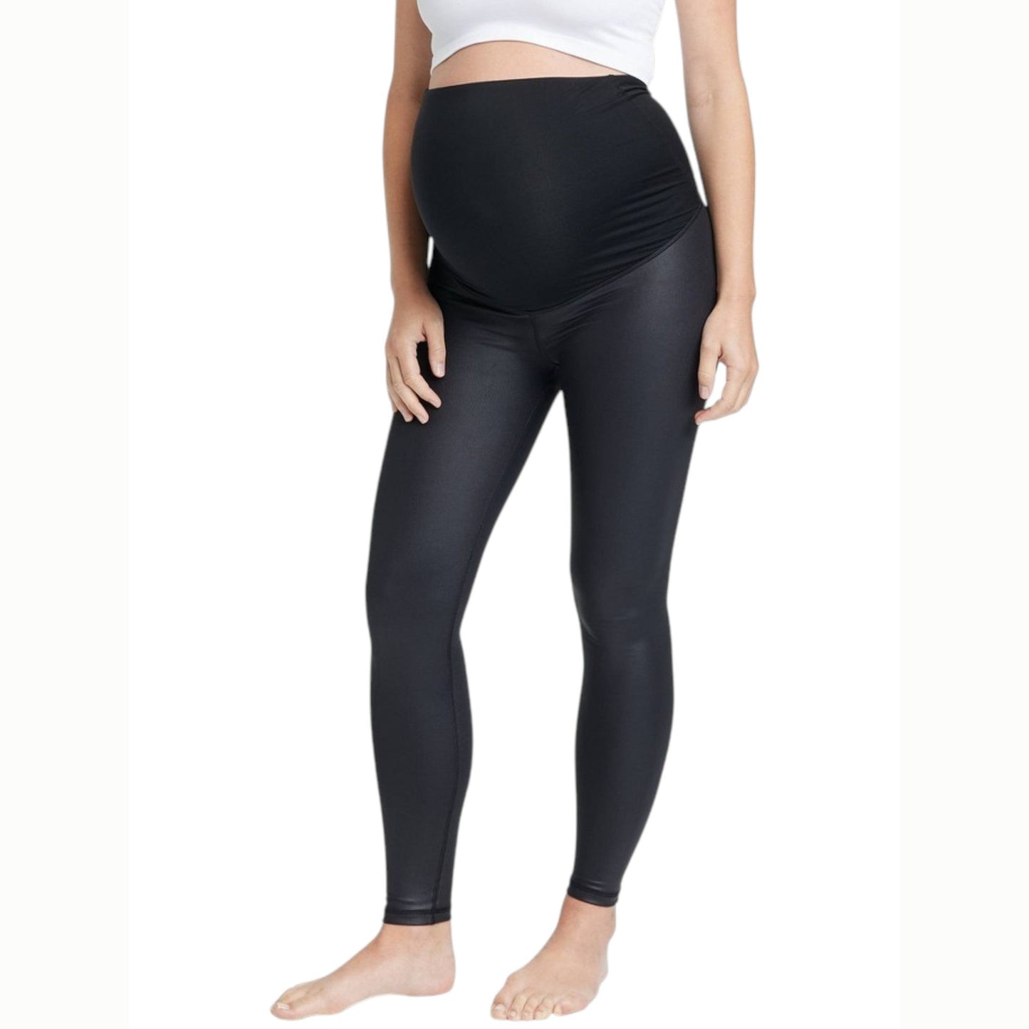 Women's Plain Pregnant Pant,Black