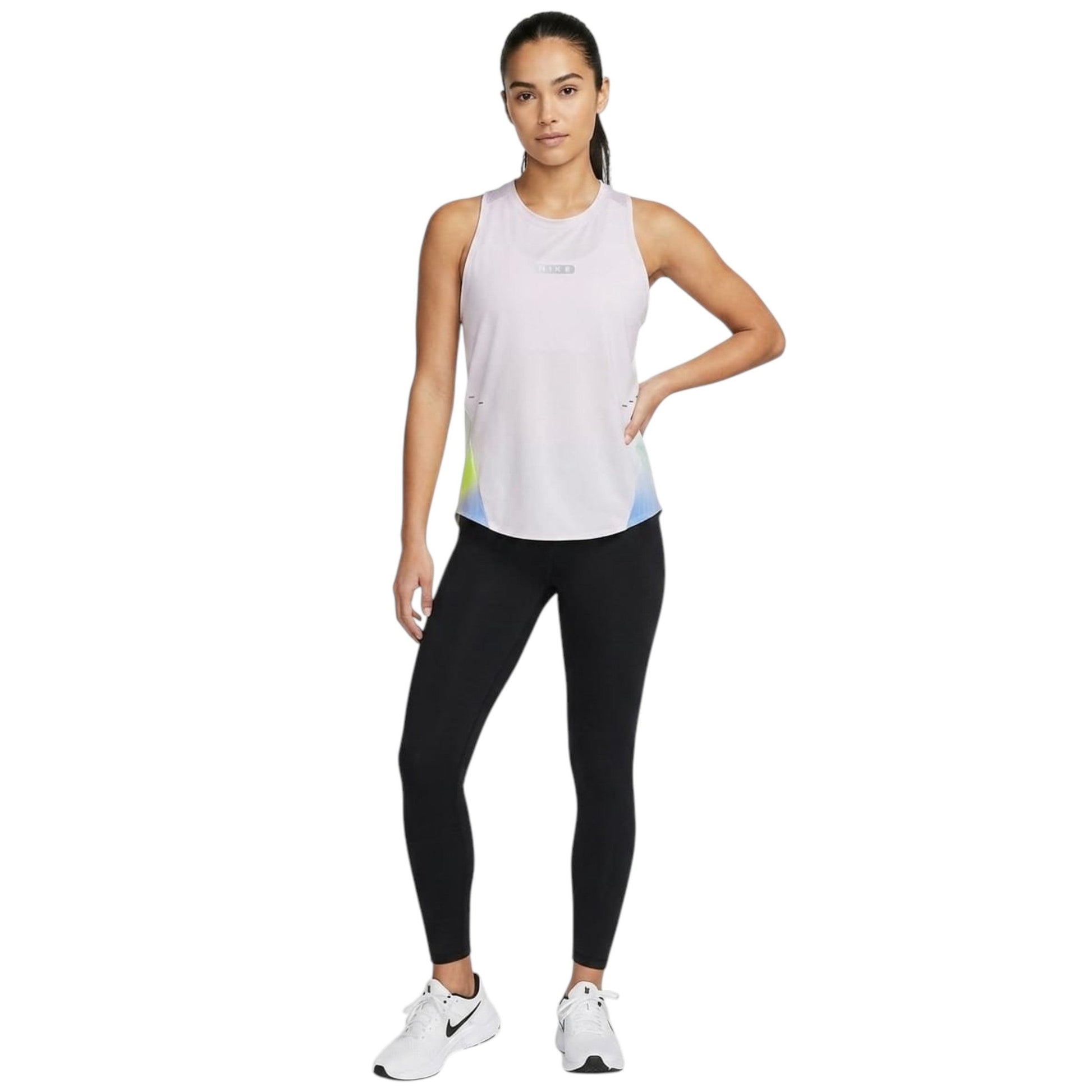 Women's Colorblocked Top,White