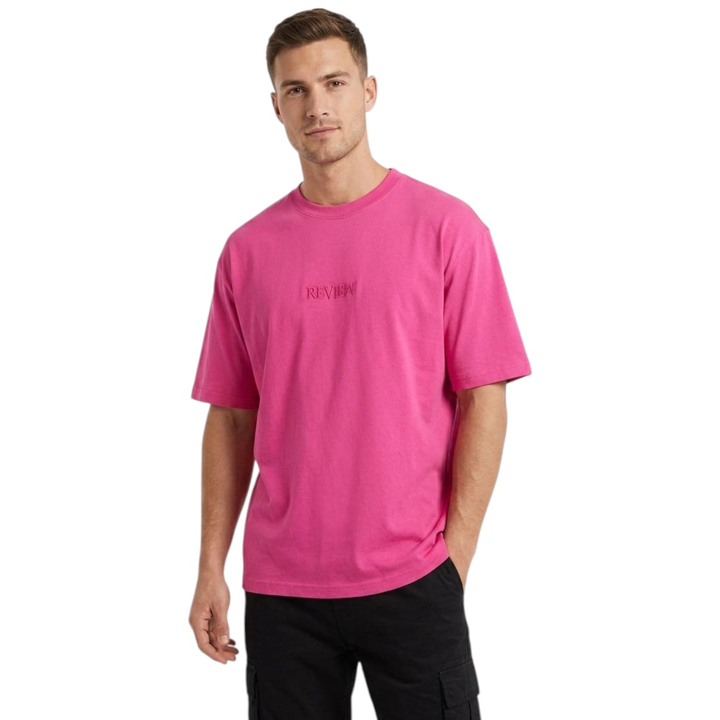 Men's Plain Top,Pink