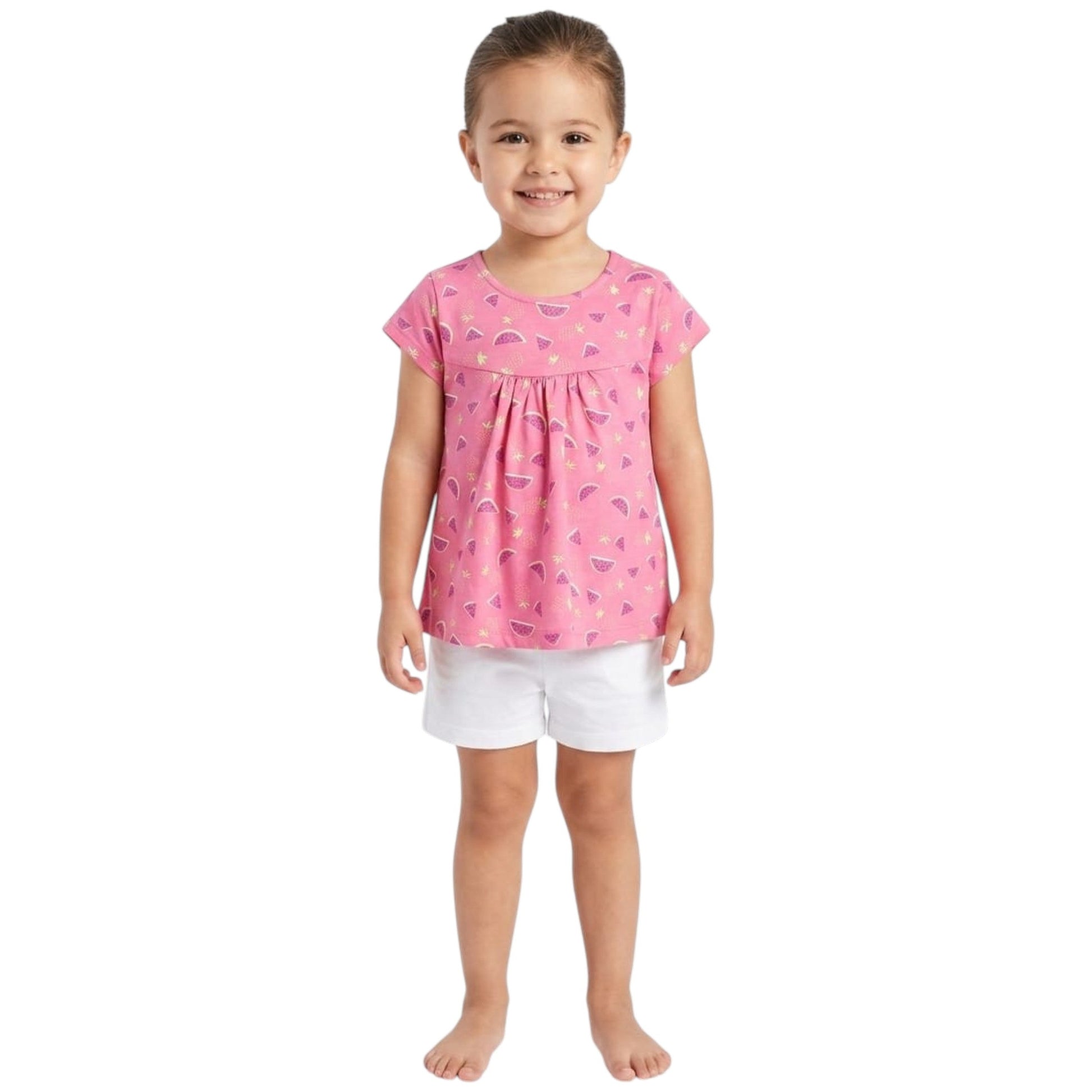 Kids Girl's Printed Top,Pink