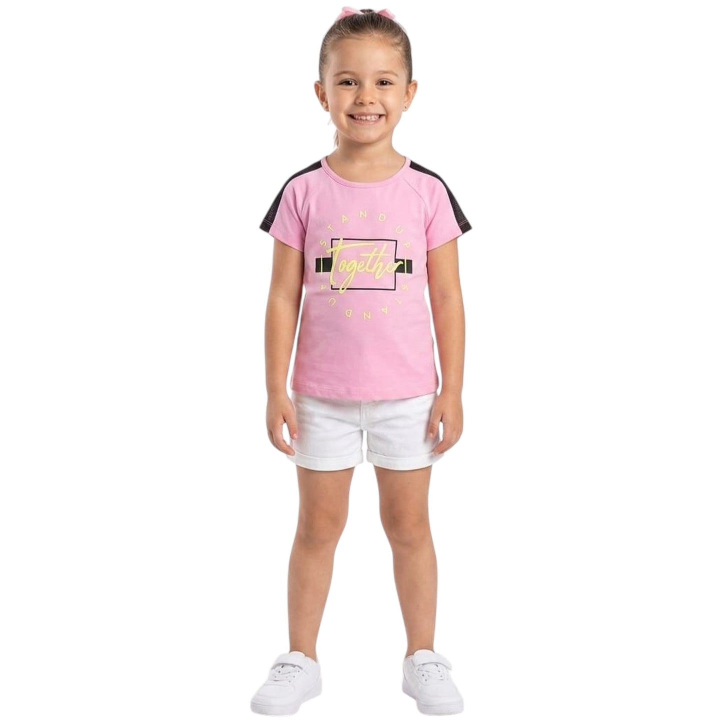 Kids Girl's Printed Top,Pink