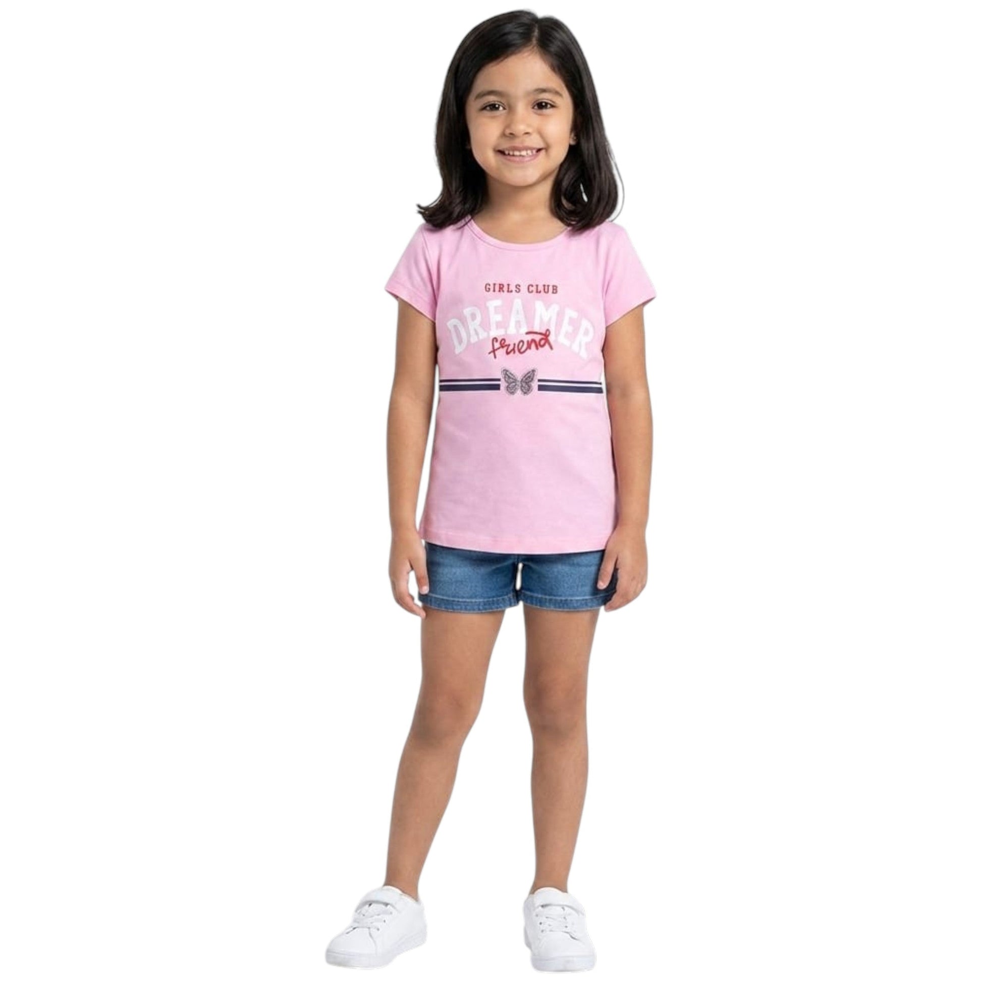 Kids Girl's Printed Top,Pink