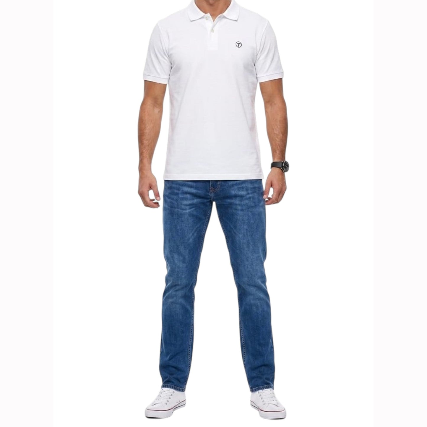 Men's Textured Top,White