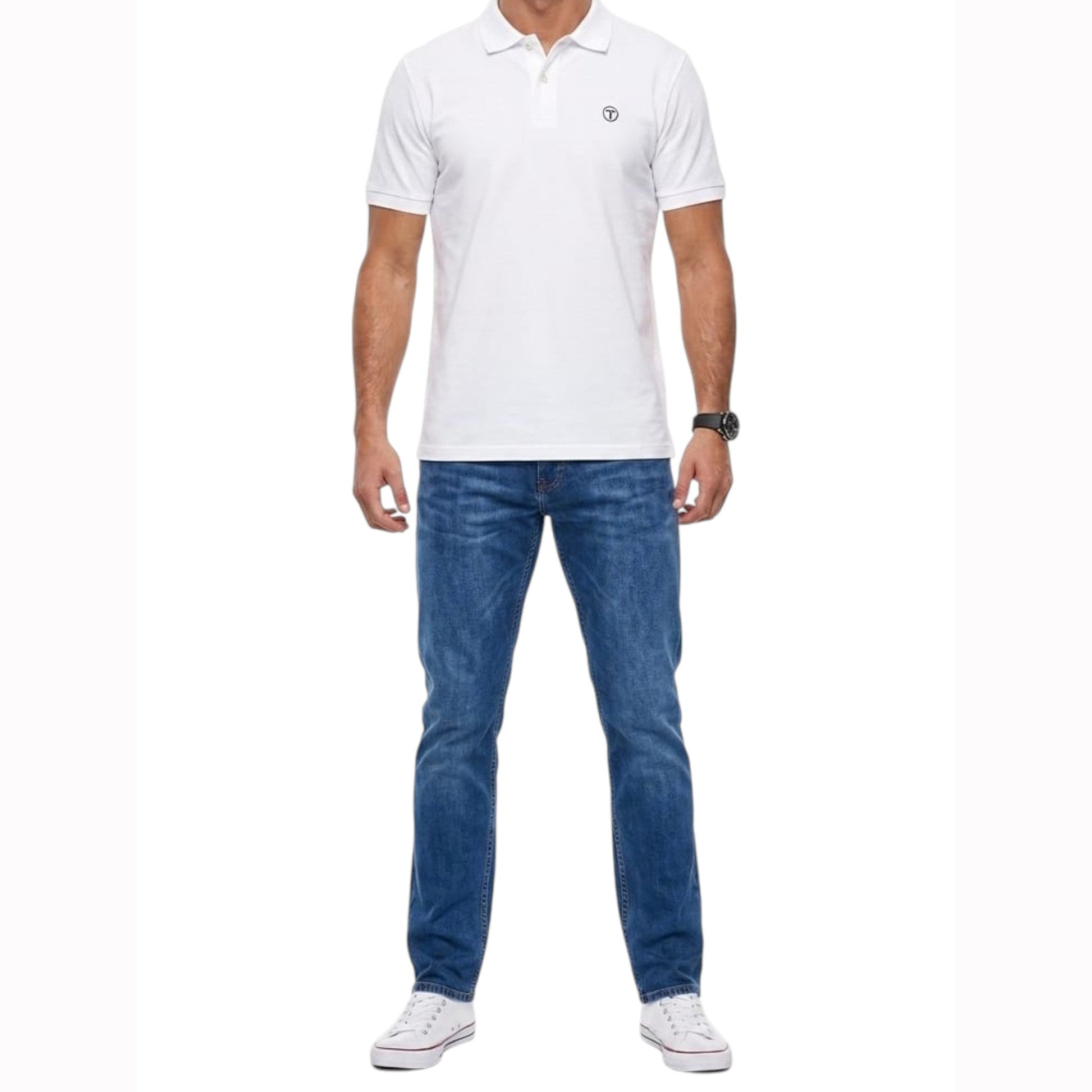 Men's Textured Top,White