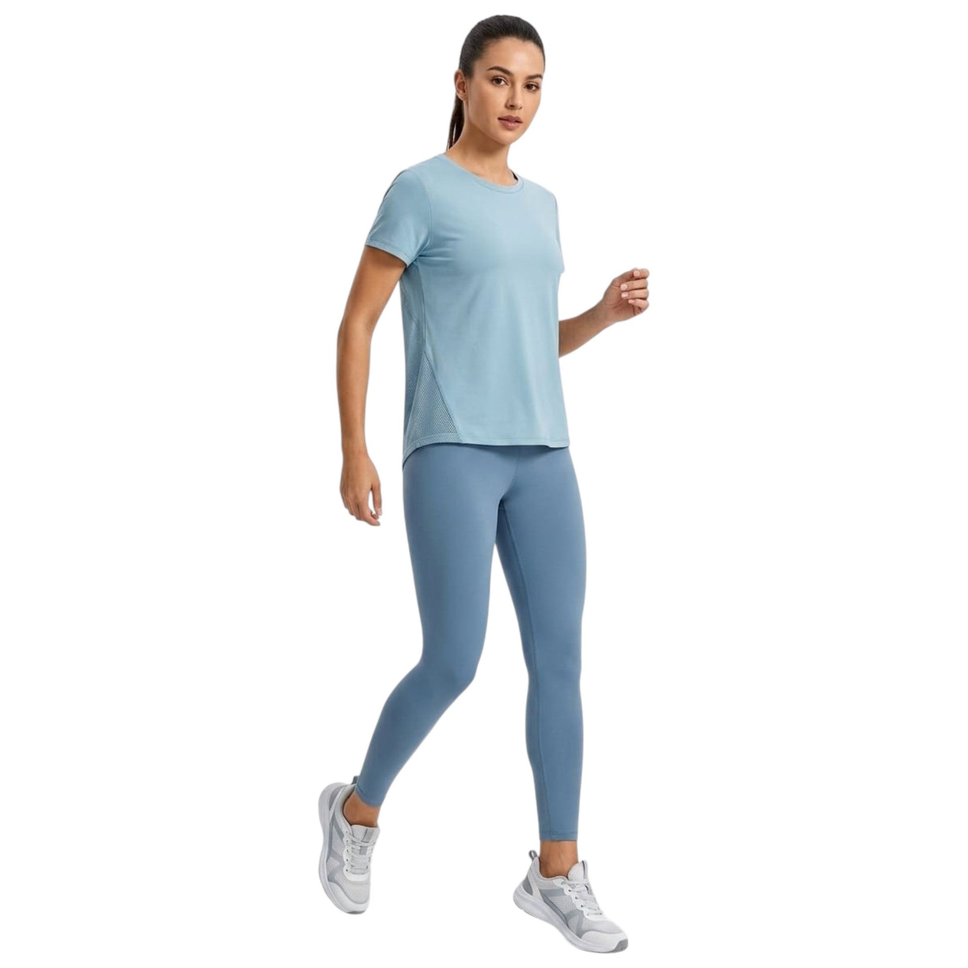 Women's Textured Top,Light Blue