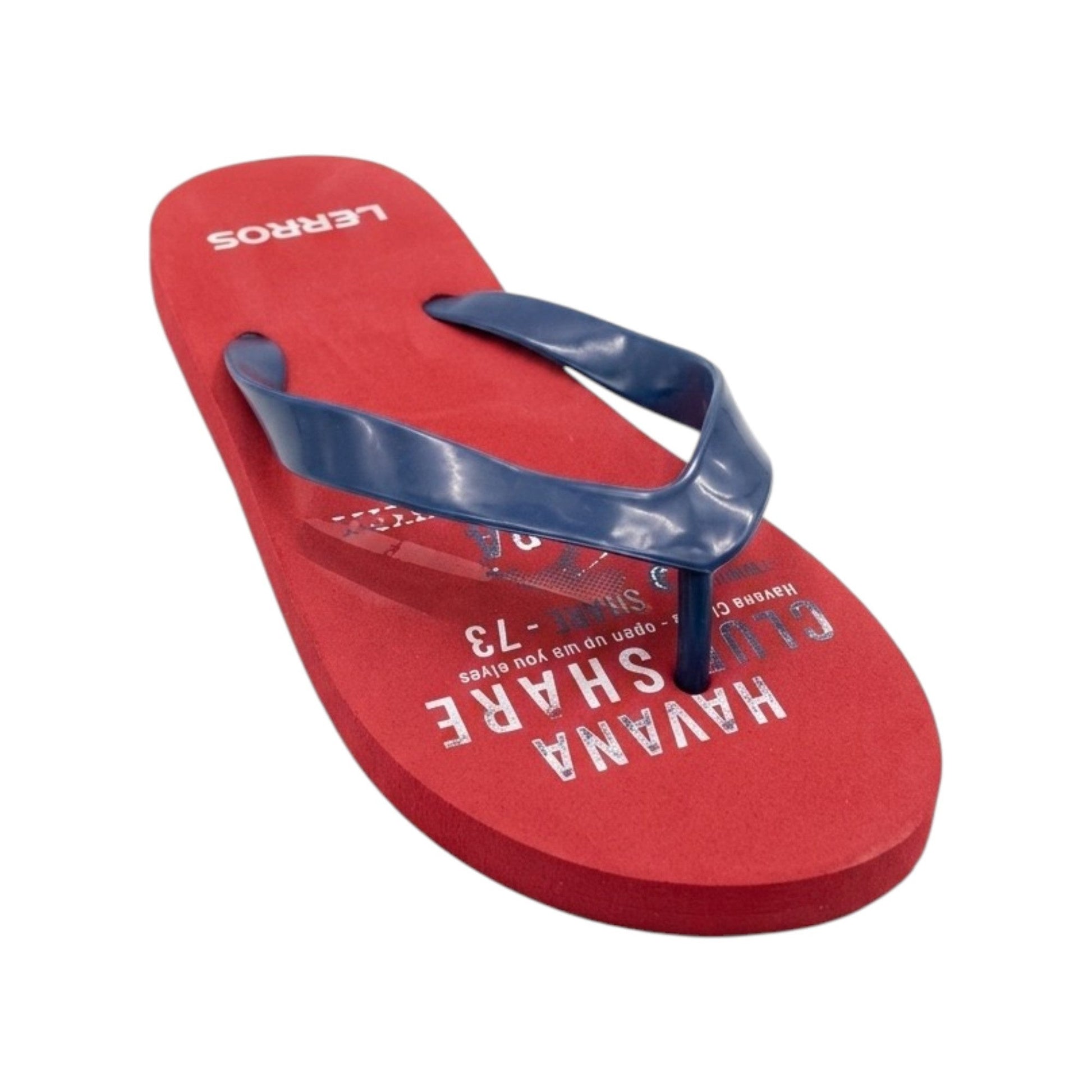 Men's Colorblockedd Slipper,Red/Navy