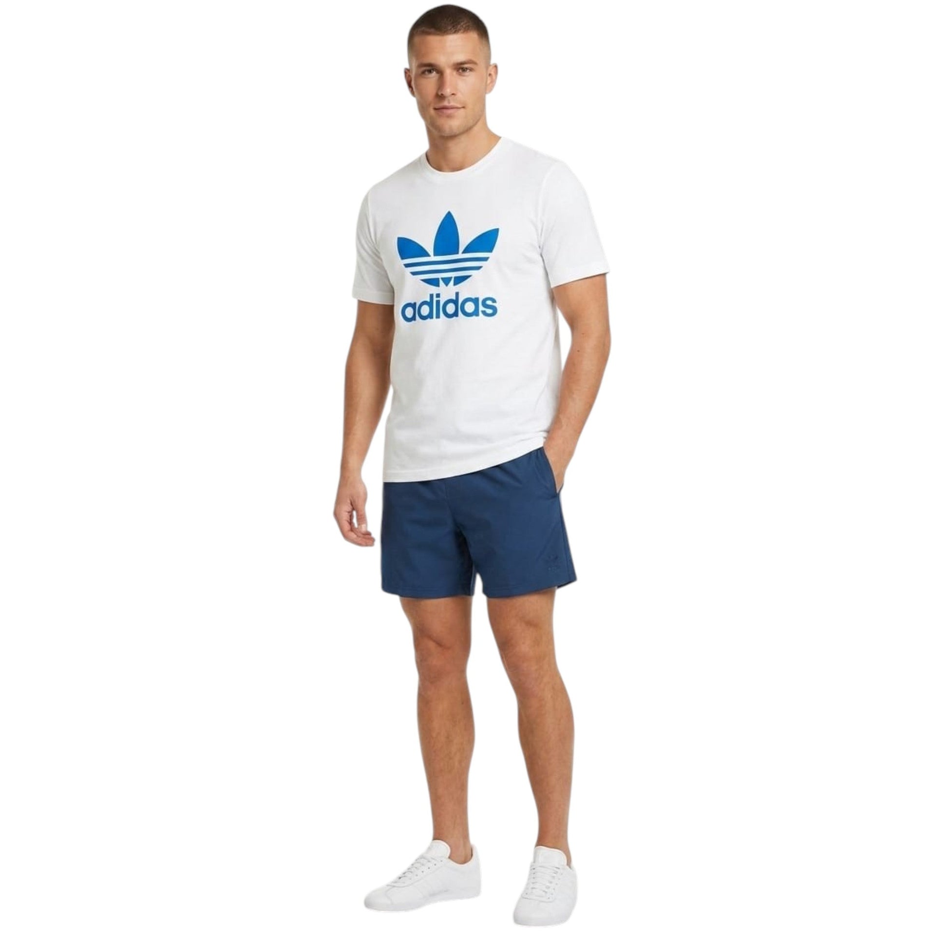 Men's Brand Logo Printed Sport Top,White