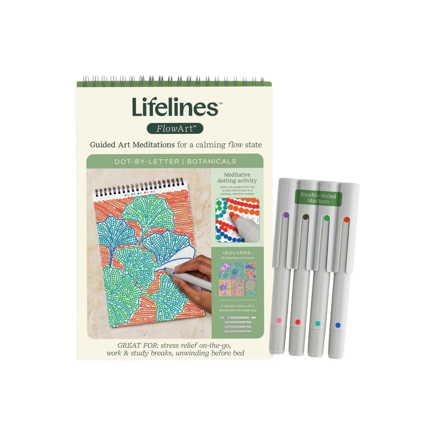 Flowart Dot-By-Dot Letter - Botanicals