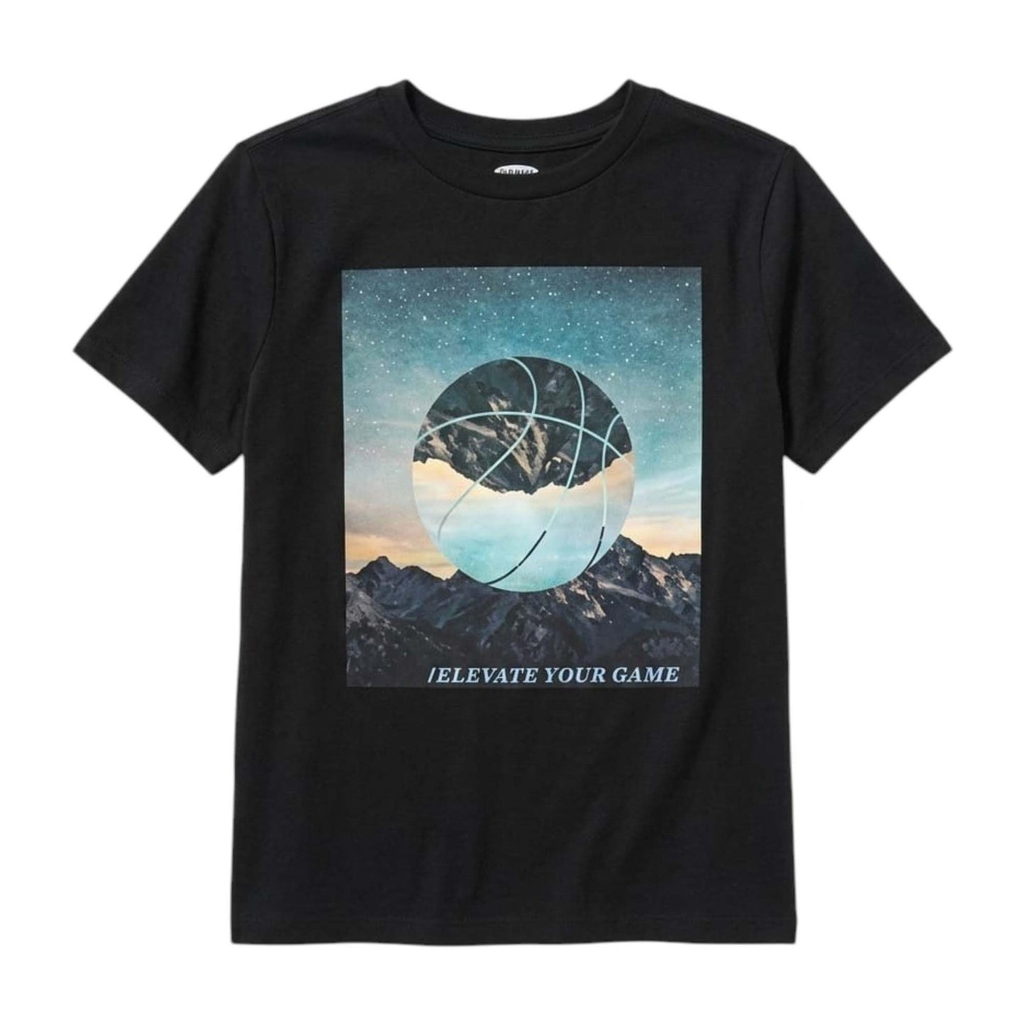 Kids Boy's Printed Top,Black
