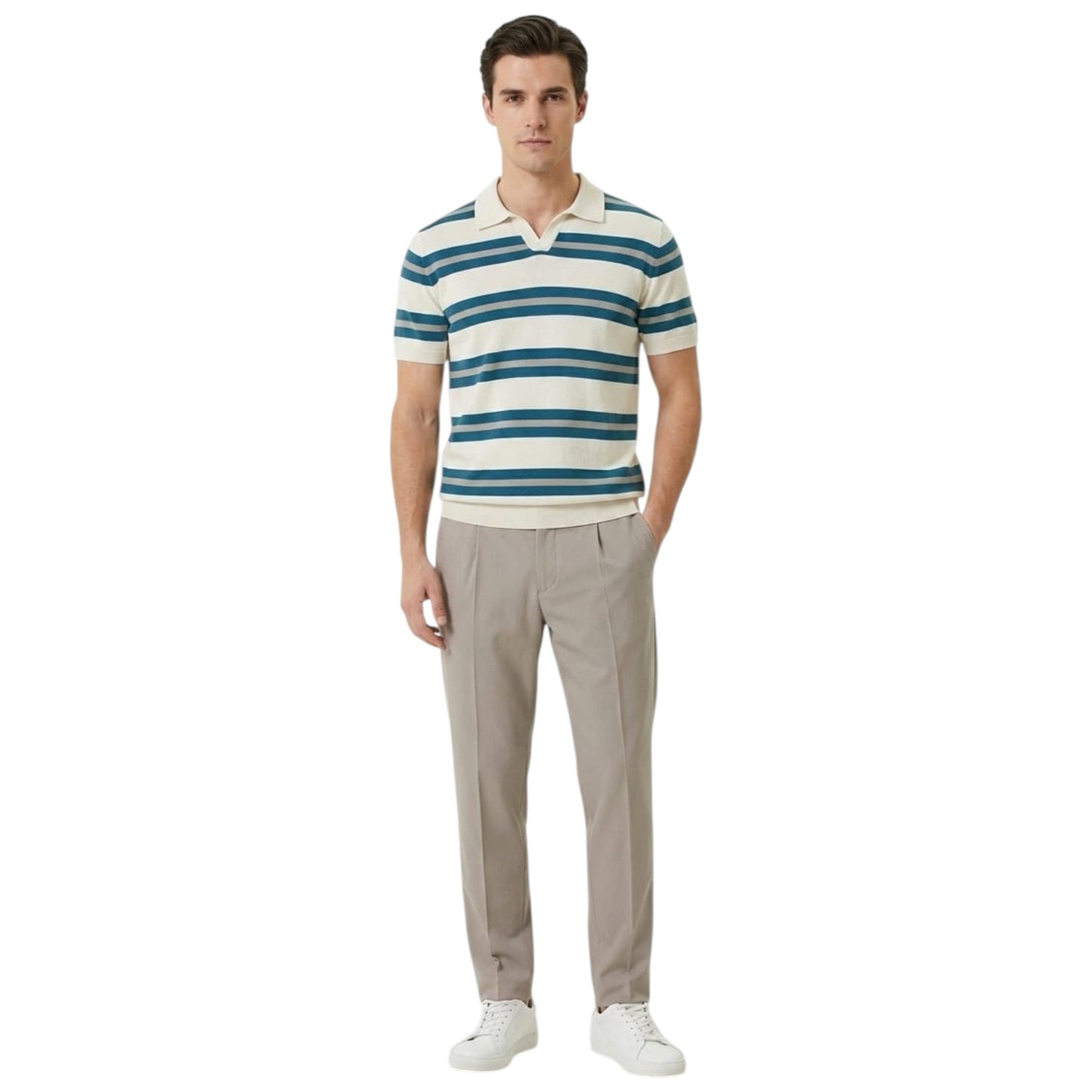 Men's Striped Top,Multi